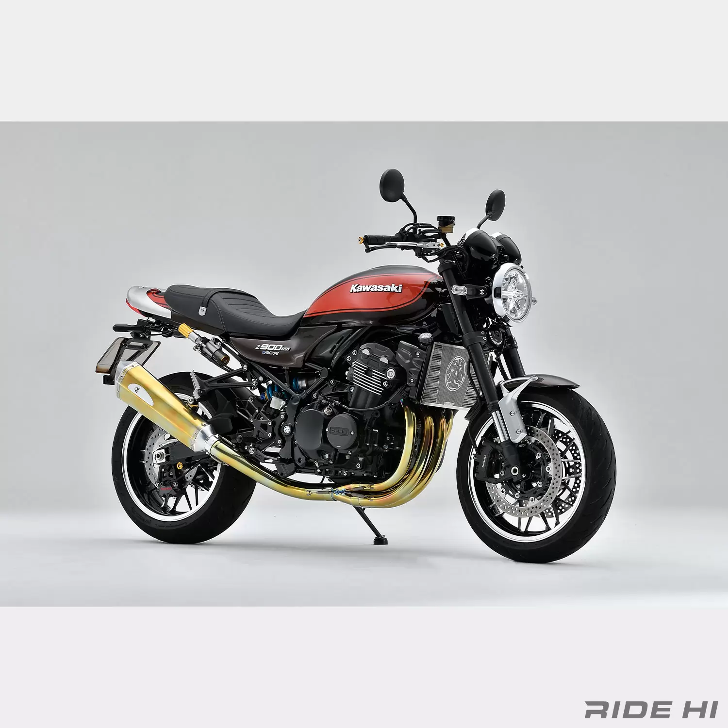 【ケイファクトリー×Z900RS】マフラーの美しい曲線が、カワサキらしいシルエットを逞しく演出 | カスタム＆パーツ | RIDE  HI(ライドハイ)/愉しさのためすべてを注ぐライダーのメディア