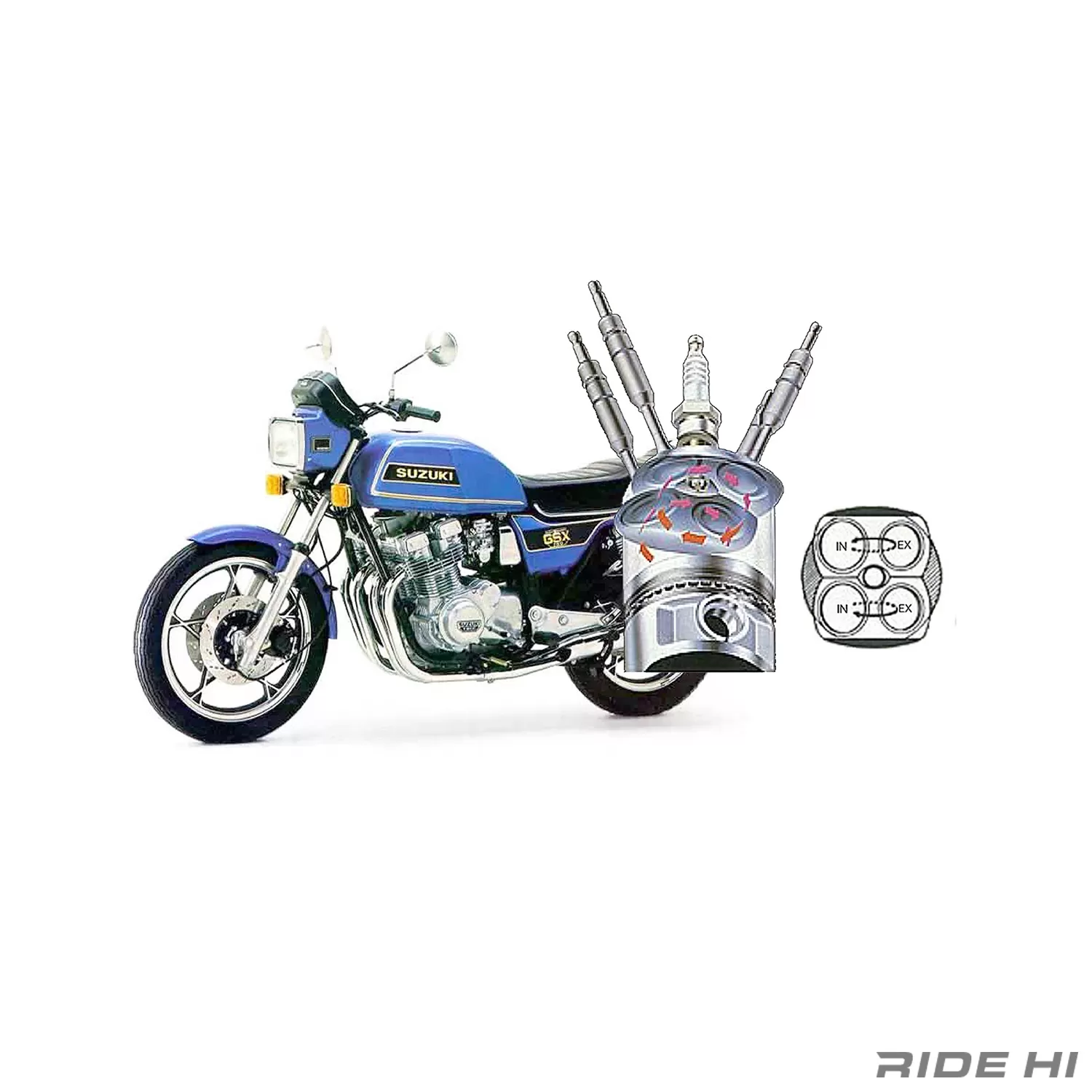 赤黒青のベコ、GSX750Eが目指した4スト革新！【このバイクに注目