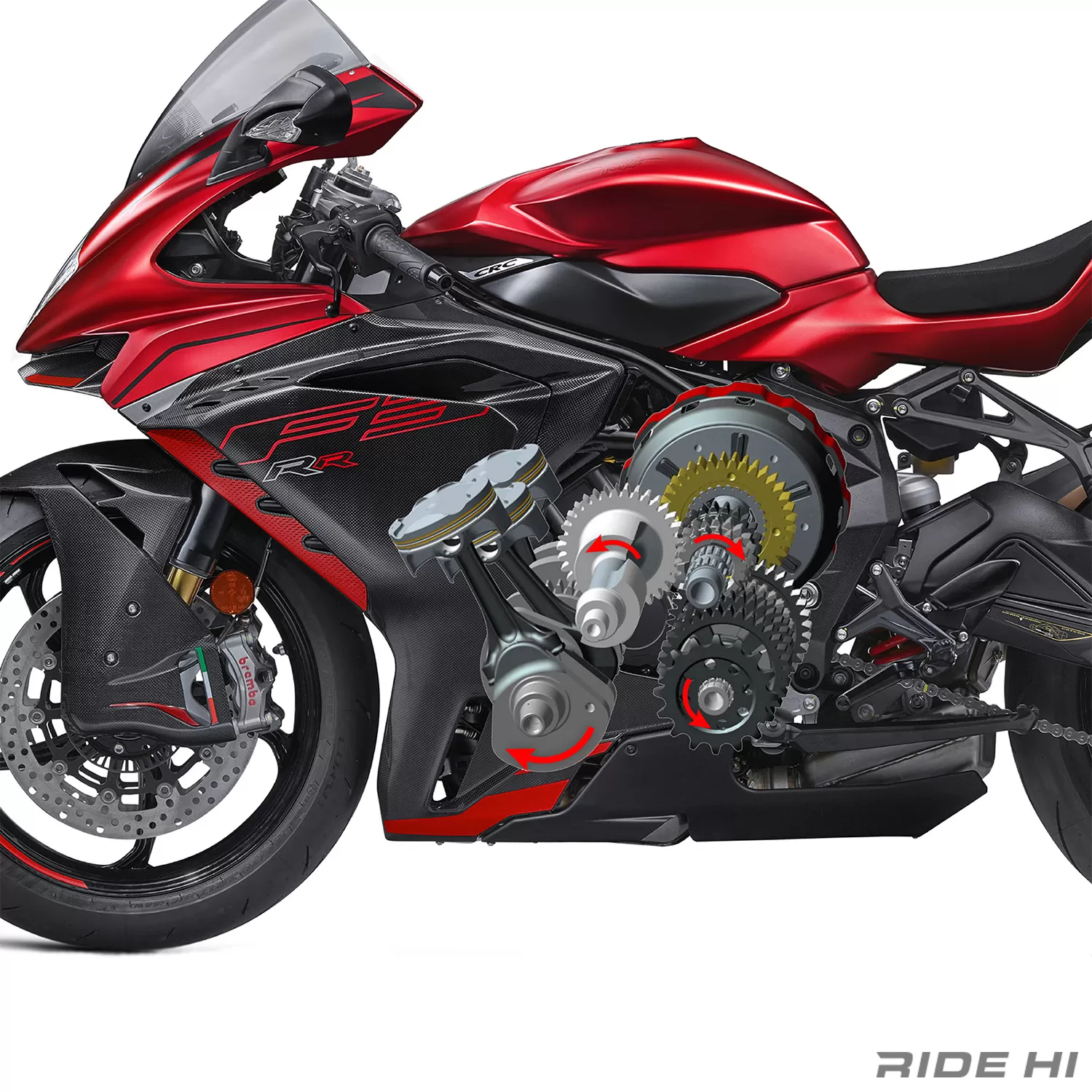 MV Agusta アグスタ　3気筒用　カーボンエキゾーストカバー　希少な艶なし 一部予約販売中】 MV Agusta アグスタ3気筒用カーボン
