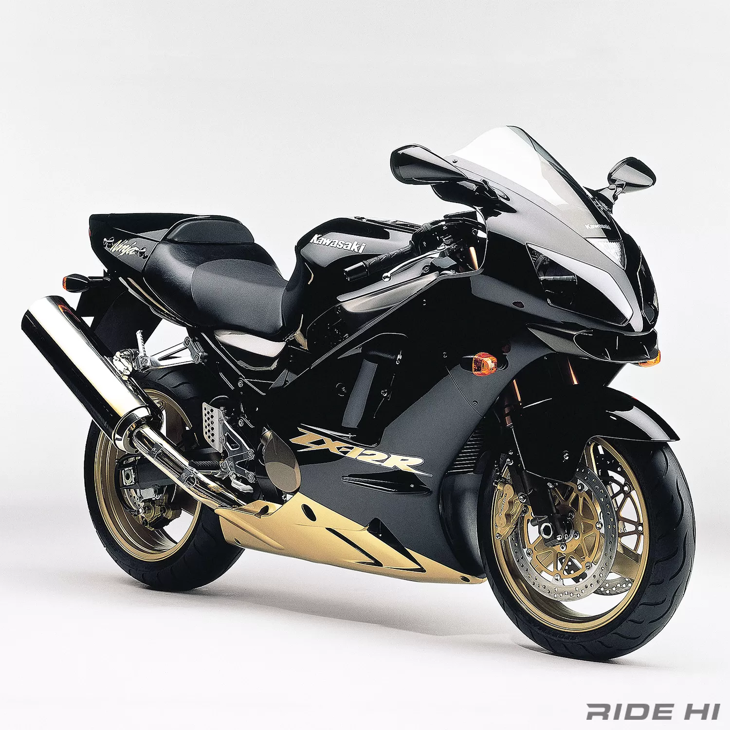 ZX-12Rのエンジン上を通る独創のモノコックフレーム！【この