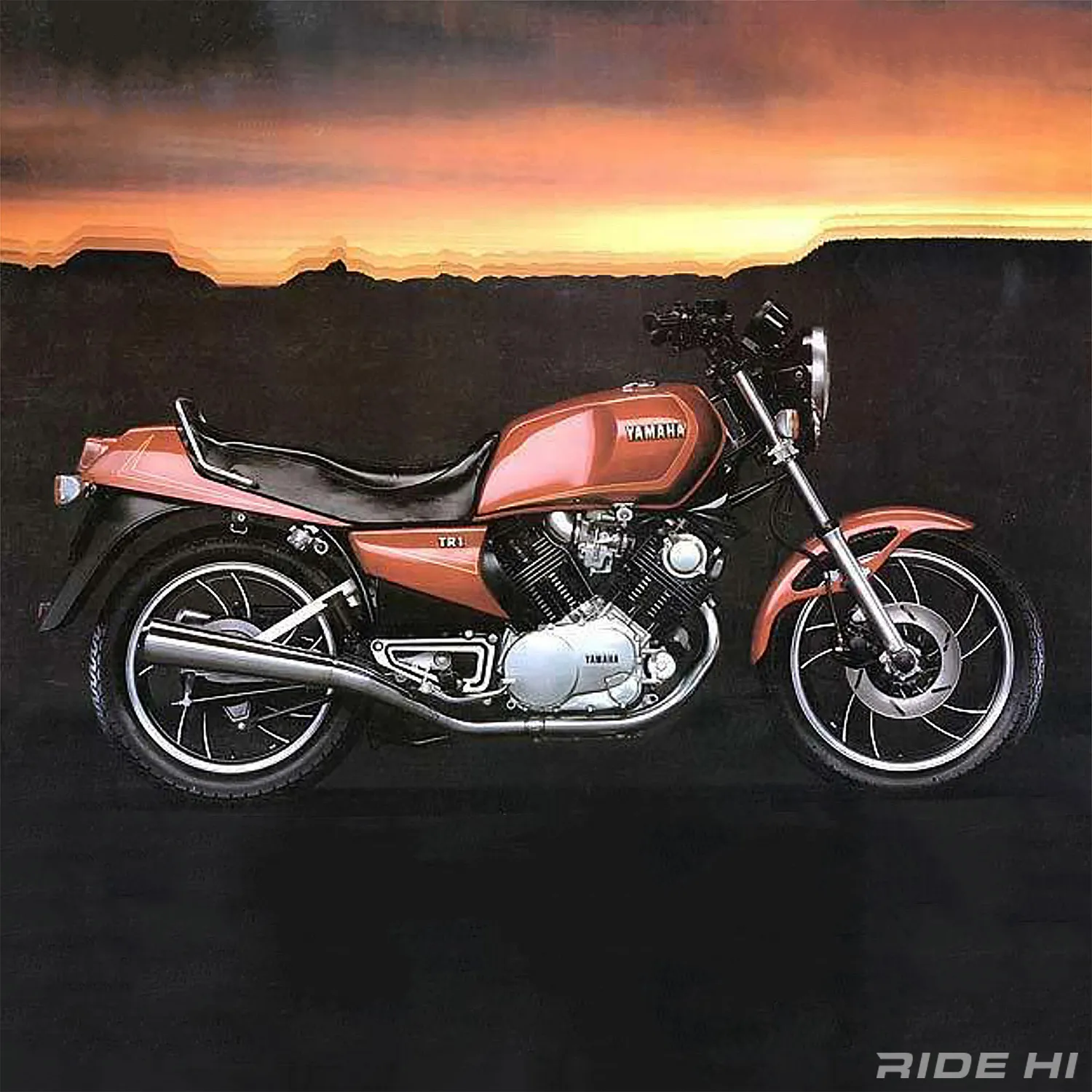 空冷75°VツインのXV1000 TR1が目指した穏やかな鼓動のロードスポーツは