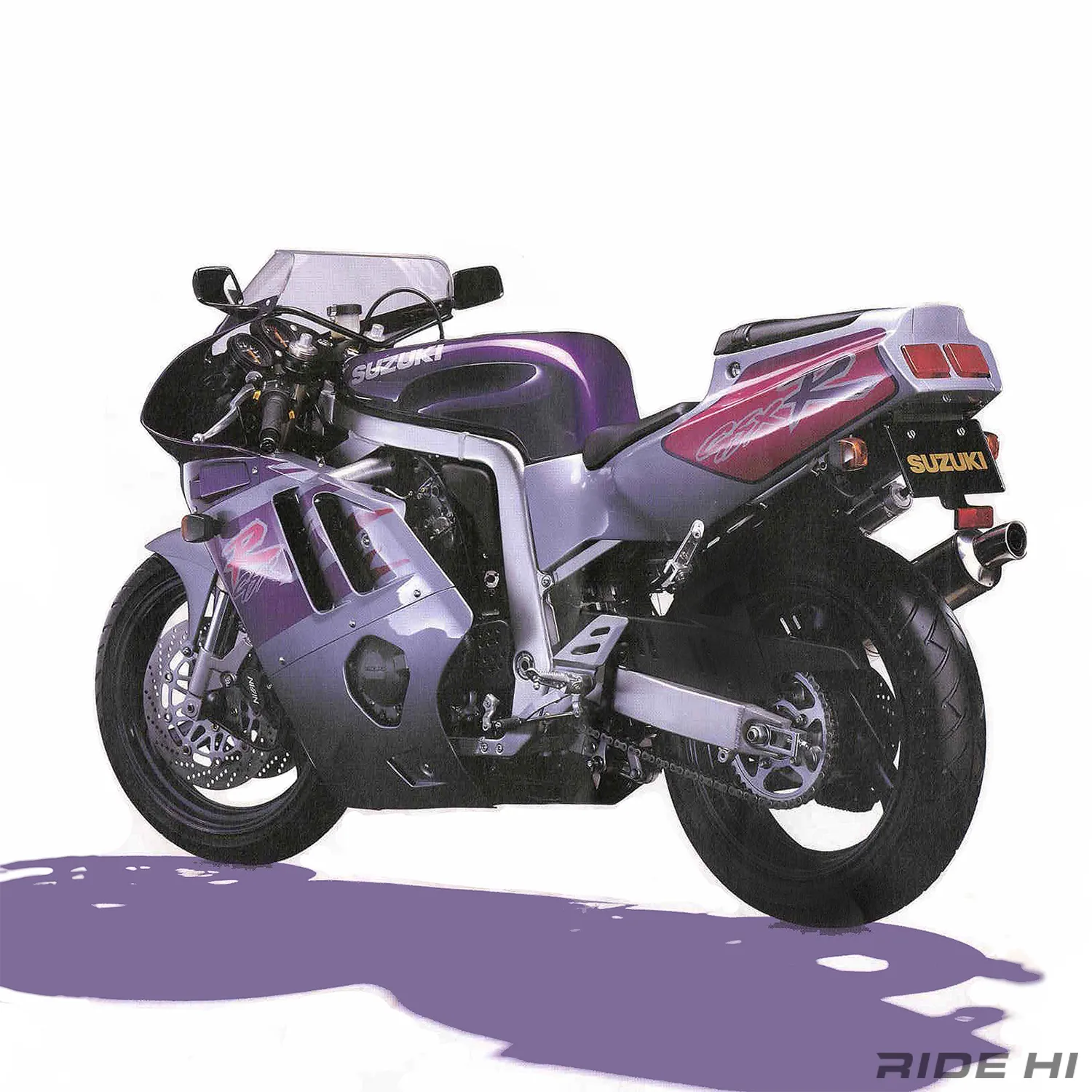 送料込 SUZUKI GSX-R400R GK76A リアカウル スズキ 割れ無! GSX-R400R GK76A 純正シートカウル左 テールカウル