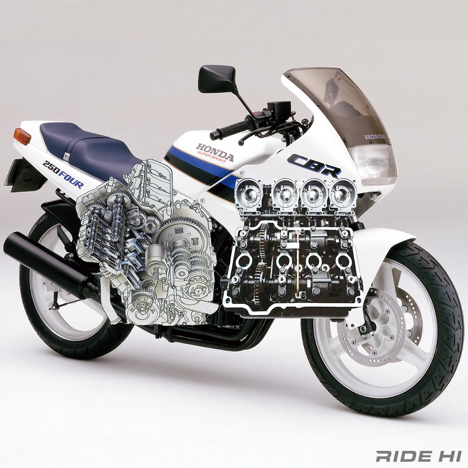 CBR250Fourのカムギアトレーンはセンターでもサイドでもない3番と4番の