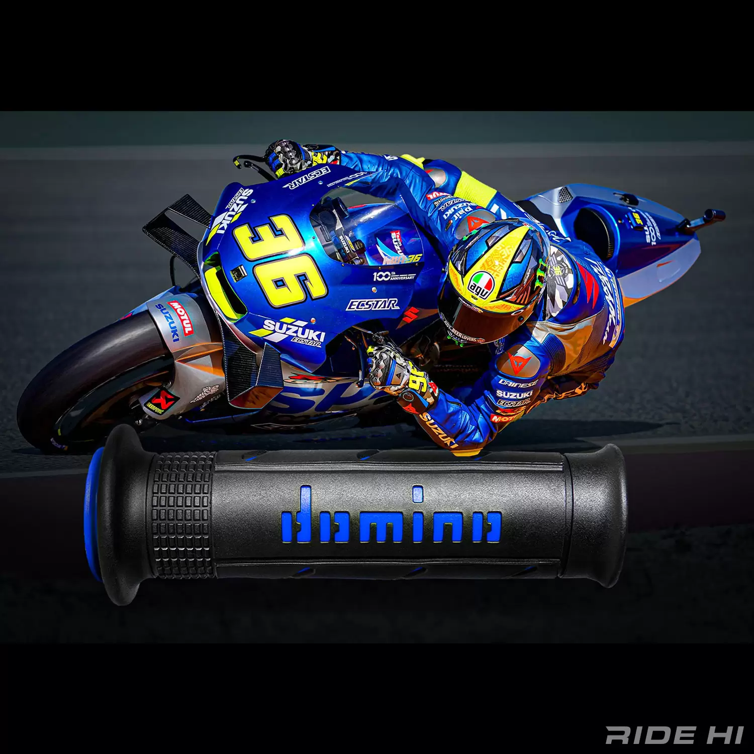 MotoGPチャンピオン“ジョアン・ミル”と同じグリップが手に入る！【ドミノグリップ ストリートタイプ】 | カスタム＆パーツ | RIDE  HI(ライドハイ)/愉しさのためすべてを注ぐライダーのメディア