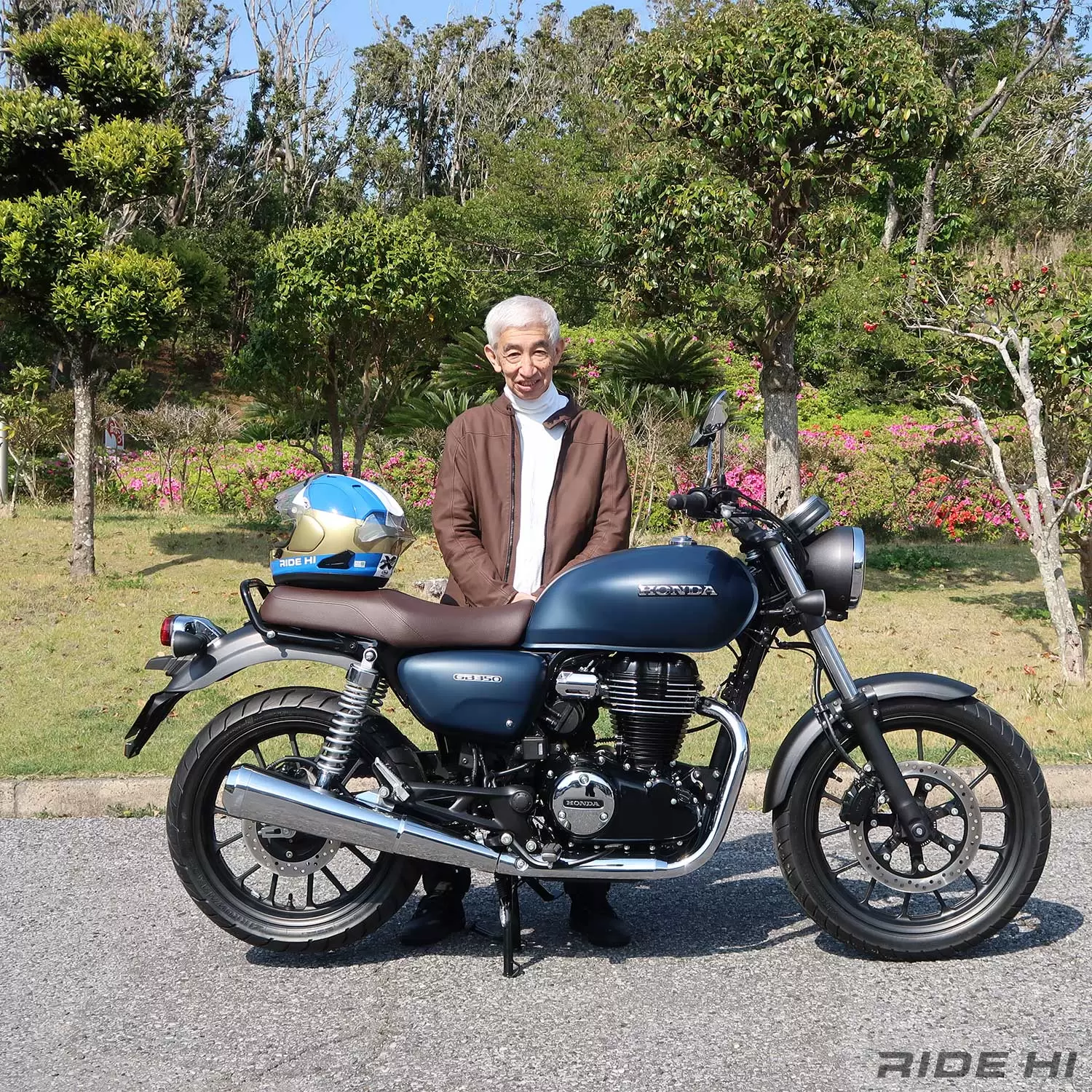 ホンダ GB350 インプレ】ビギナーでも躍動感が楽しめるパルシブ・ダッシュ（RIDE HIプロデューサー/根本 健/72歳） | このバイクに注目  | RIDE HI(ライドハイ)/愉しさのためすべてを注ぐライダーのメディア