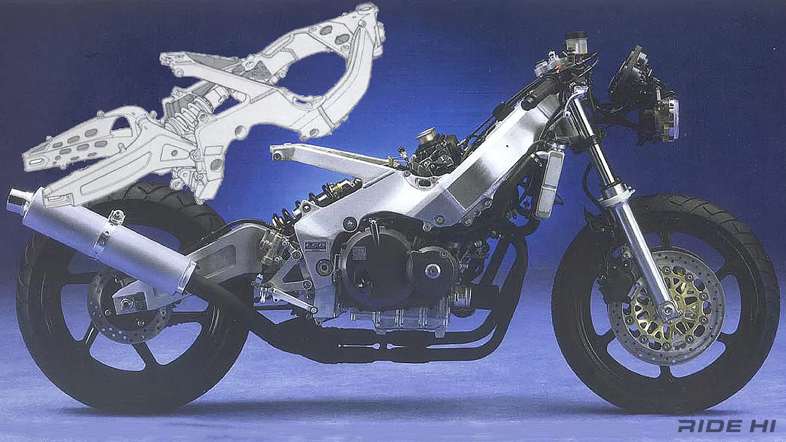 CBR400RR(NC29)はLCGフレームで直4ポテンシャルをハンドリングの頂点