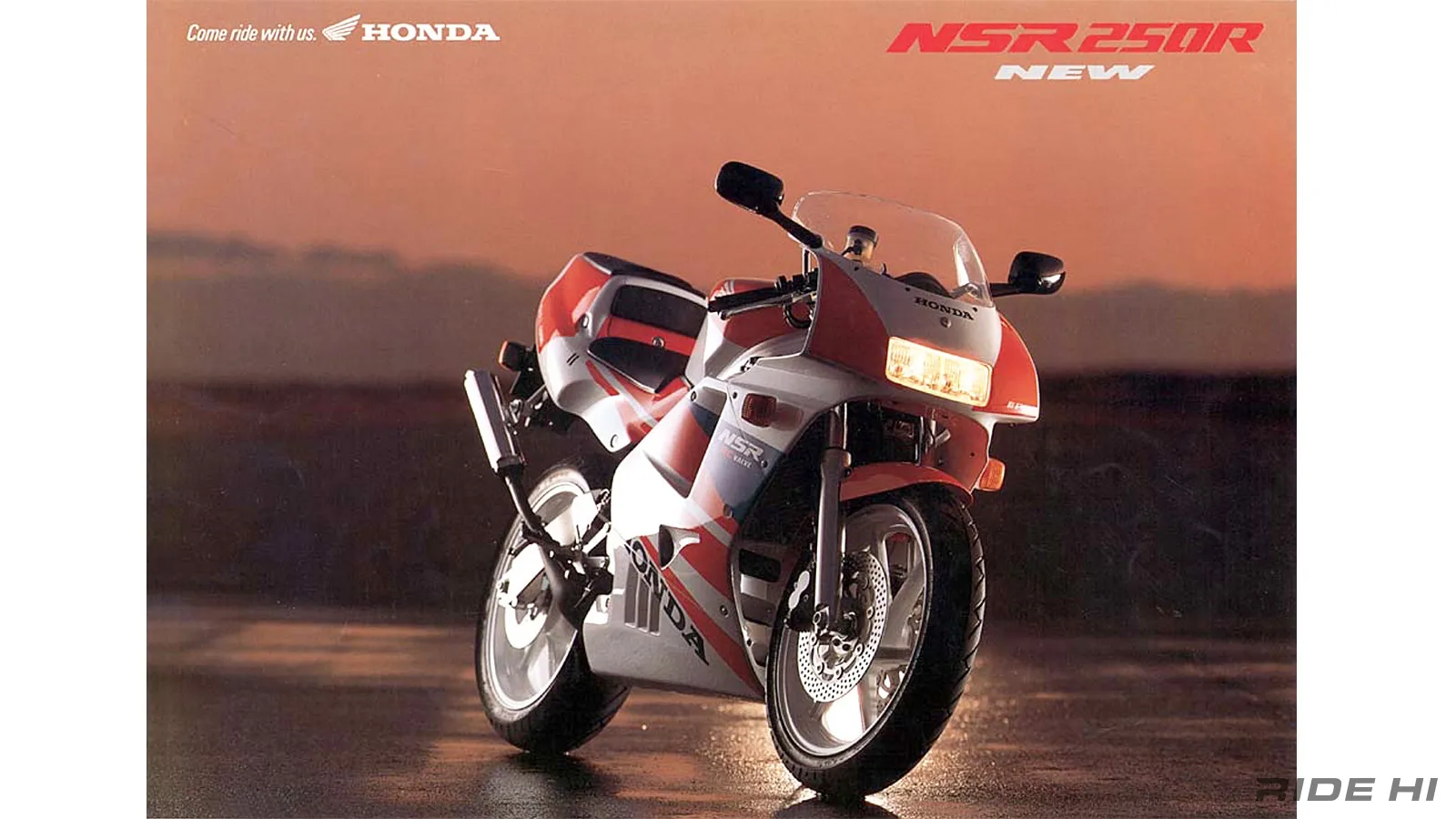 90NSR250R(MC21)が目標にしたライダーに操り方を導く全面刷新とは