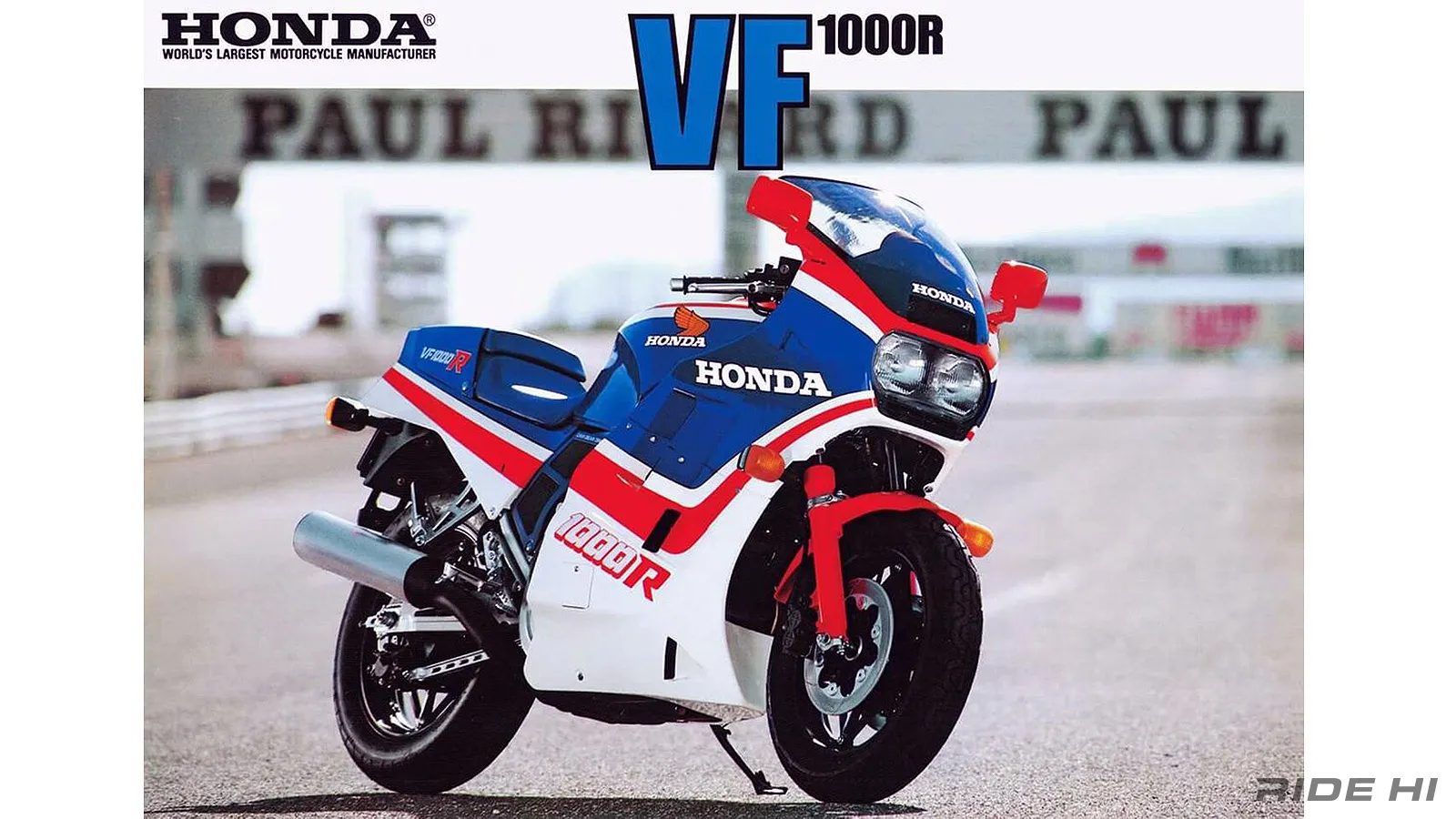 ホンダ VF1000R VF1000RはCB1100Rの後継で超特急と意外なジェントルさで高評価