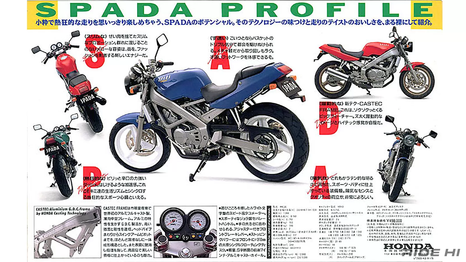 VT250 SPADAはカジュアルとスポーツを融合！【このバイクに注目】 | このバイクに注目 | RIDE  HI(ライドハイ)/愉しさのためすべてを注ぐライダーのメディア