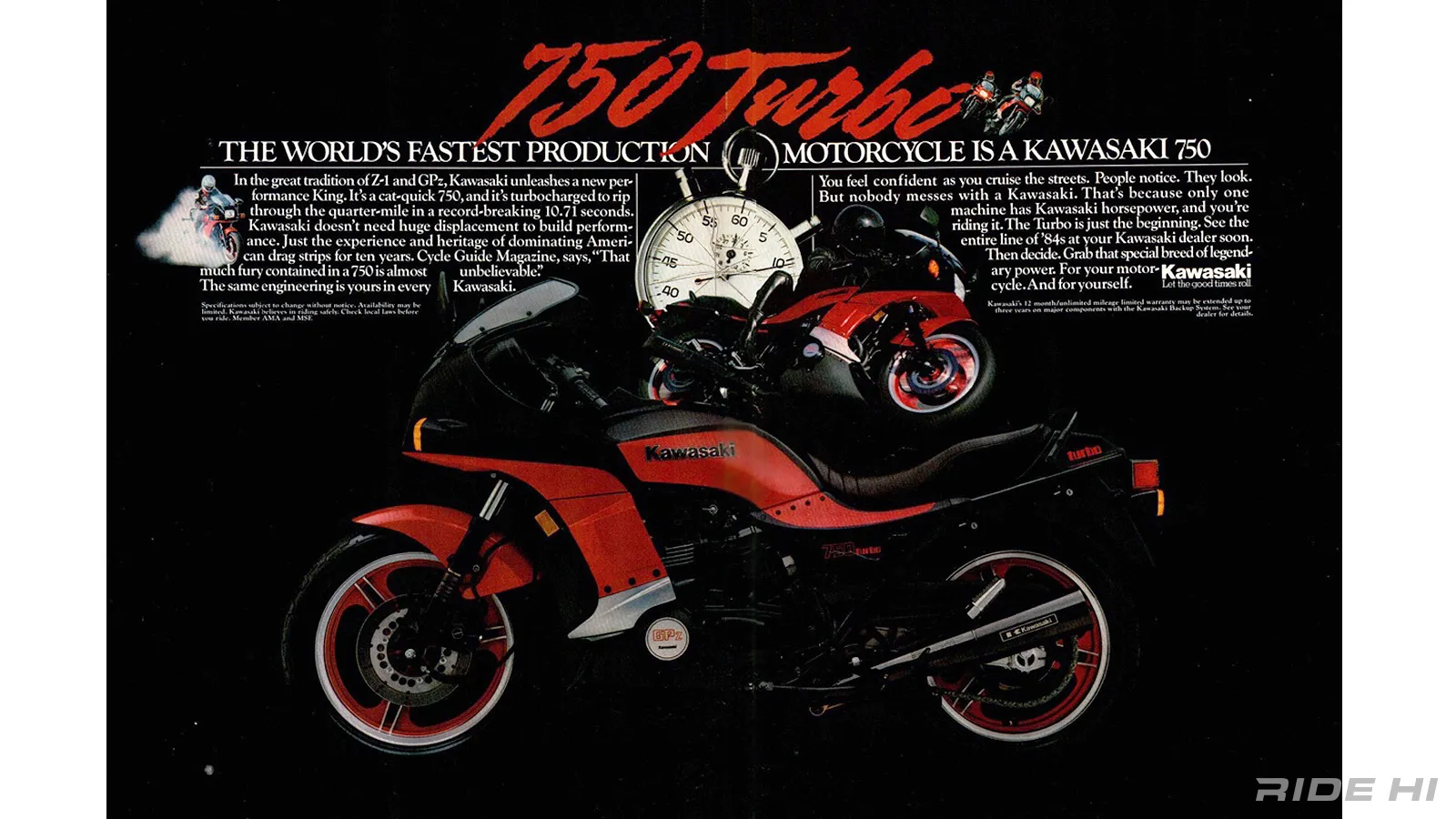 カワサキ750ターボは3,500rpm超えで怒濤のパワー！【このバイクに注目