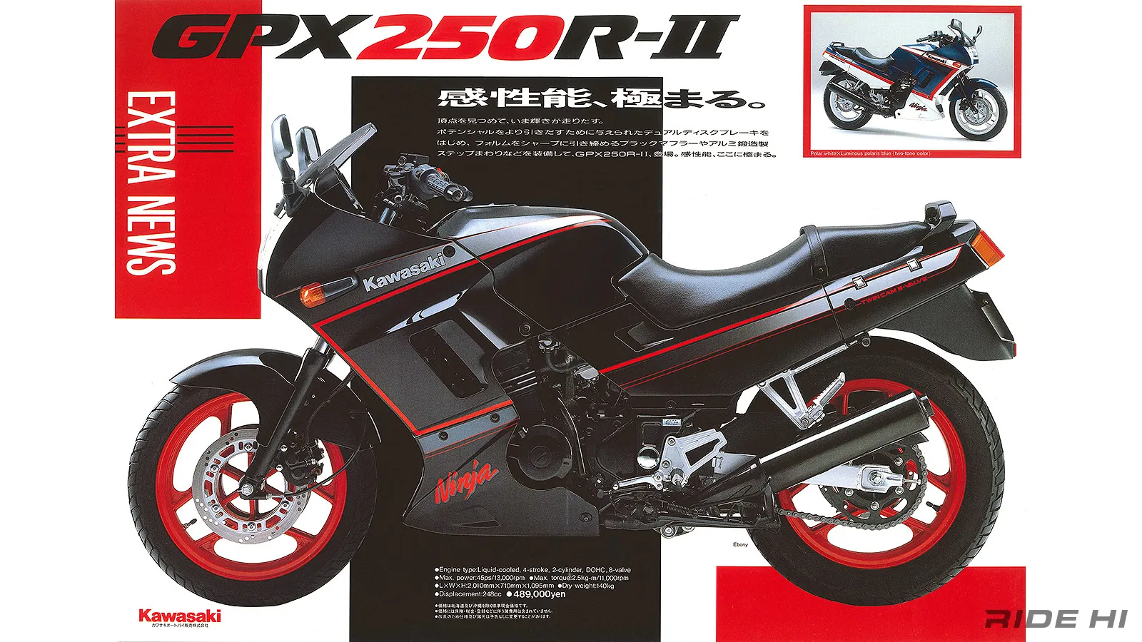 GPX系列で最も成功したのはGPX250Rのパラツイン！【このバイクに