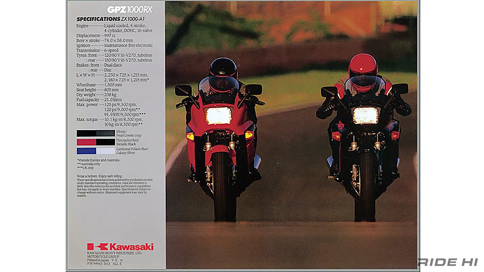 カワサキがGPZ1000RXに込めた新フラッグシップ思想がZZ-Rシリーズへの