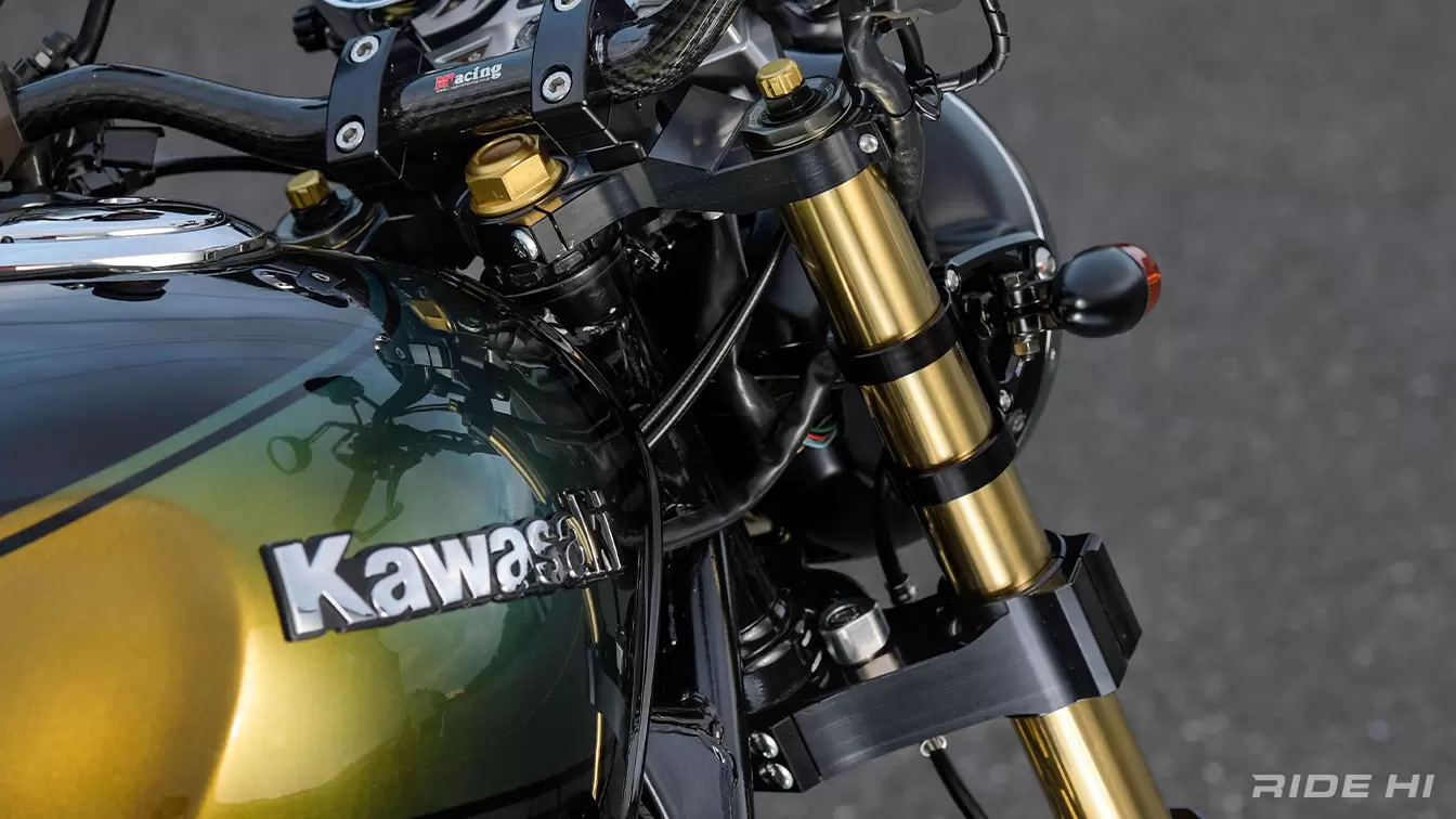 ケイファクトリー×ゼファー1100】カワサキ最後の空冷4発の美しさを 