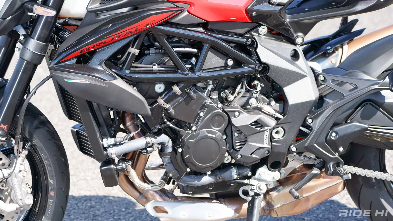 素晴らしい価格 濃密 Brutale MVアグスタ ブルターレ チタニウム