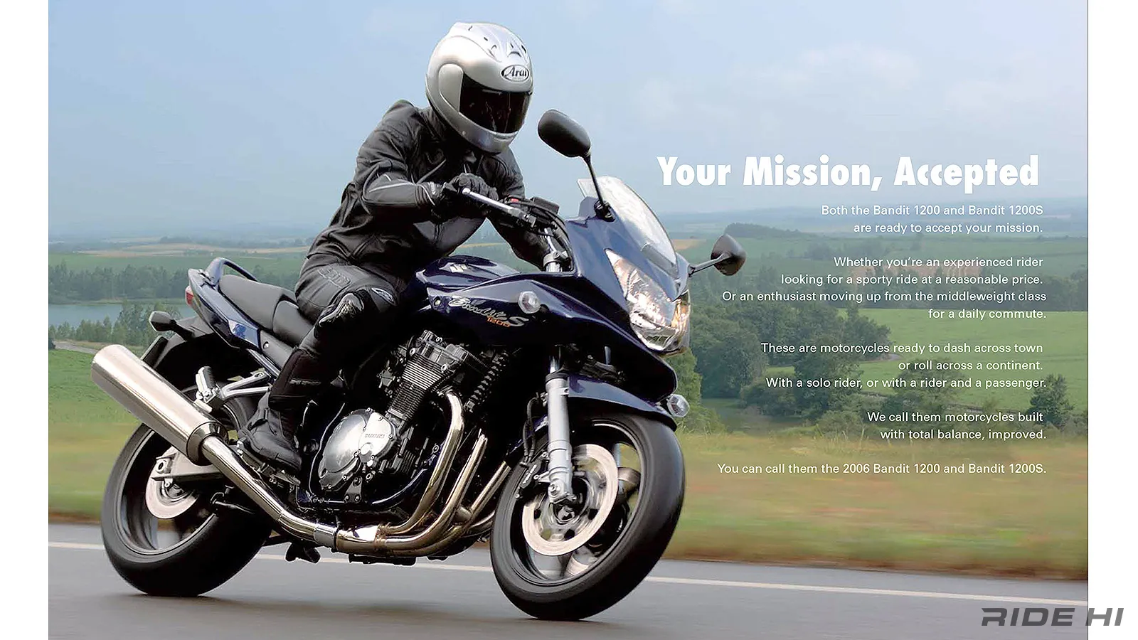 2000年にBanditフレームとなったGSF1200は街乗りネイキッドから転身