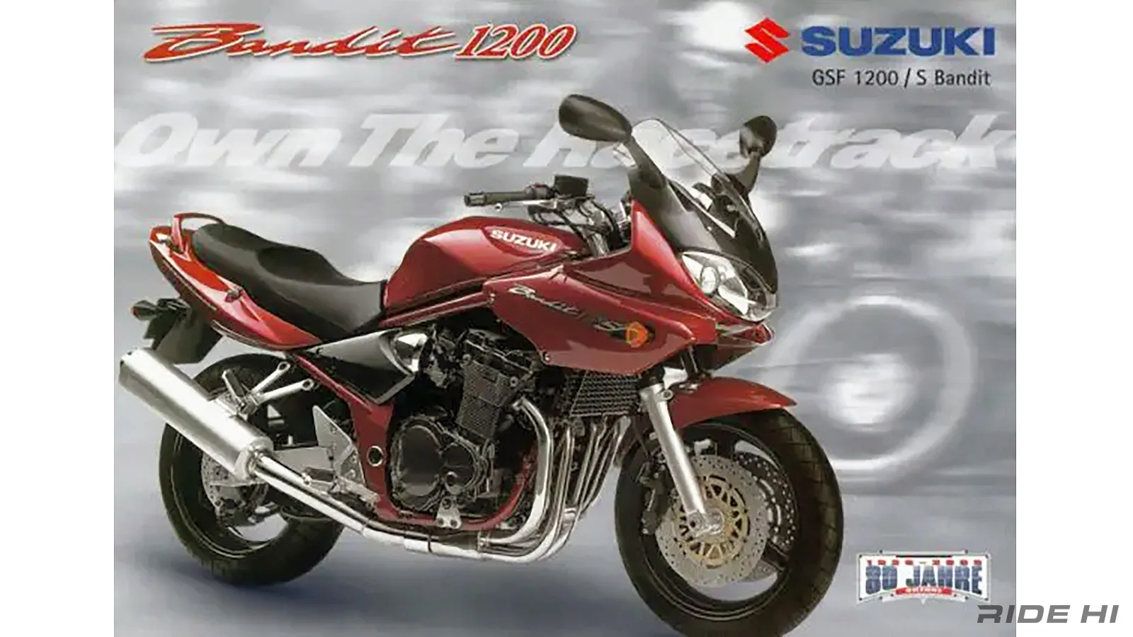 2000年にBanditフレームとなったGSF1200は街乗りネイキッドから転身