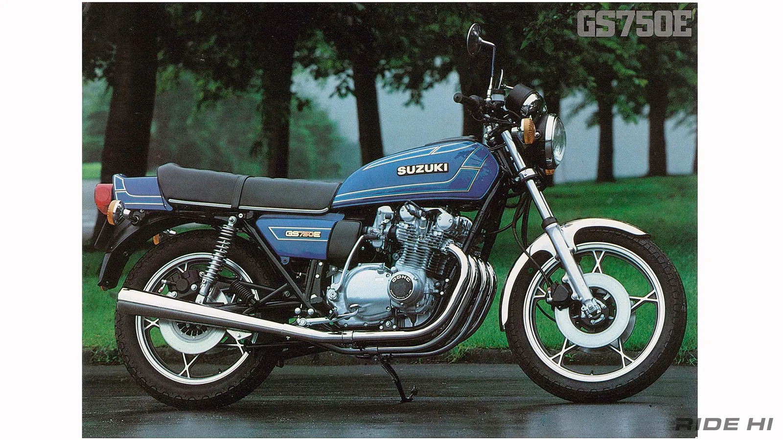 スズキGS750Eはキャストホイール化で早くもライバルと肩を並べる 