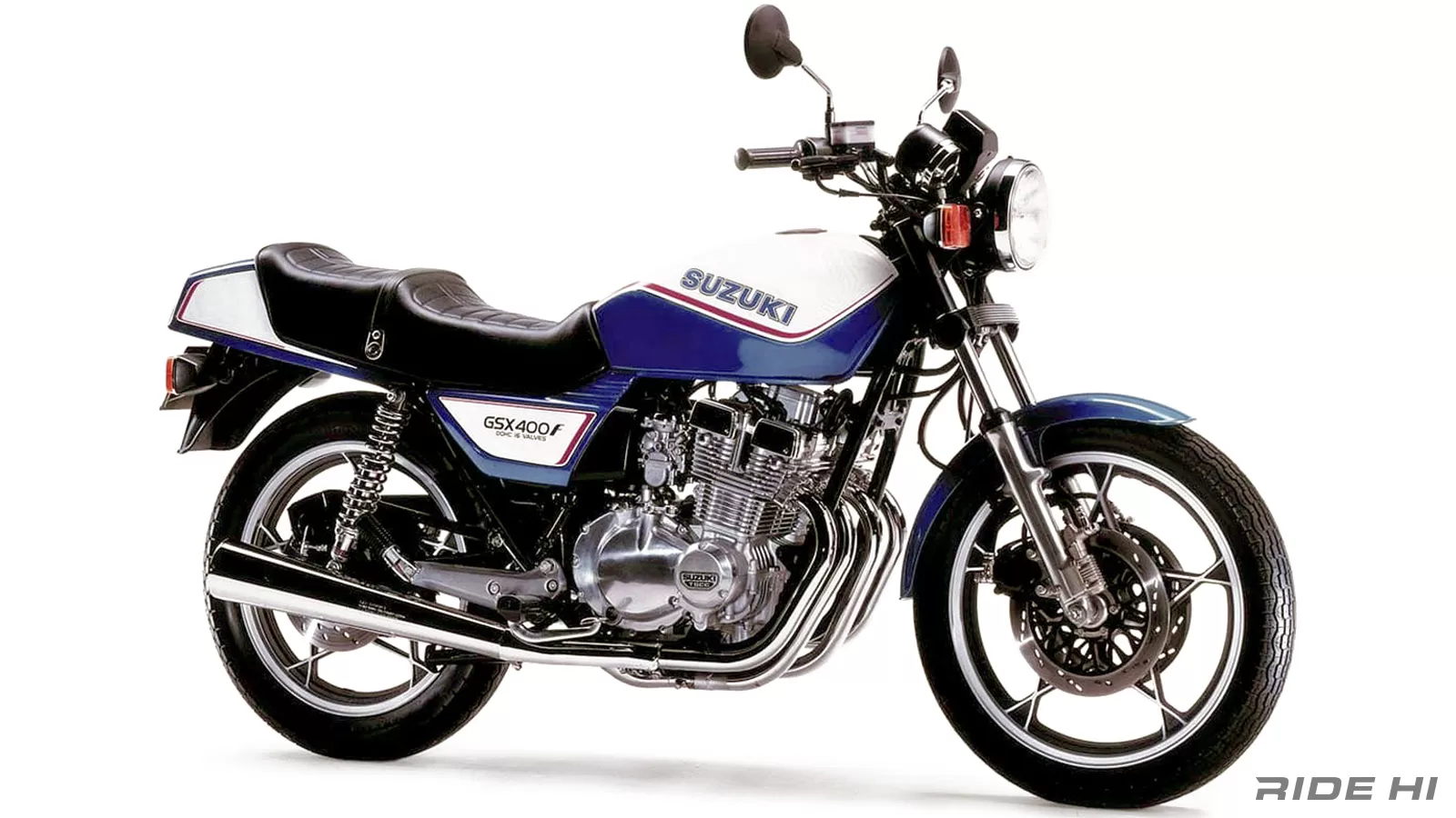 SUZUKI Impulse ジャケット ホワイト/ブルー SUZUKI Impulse