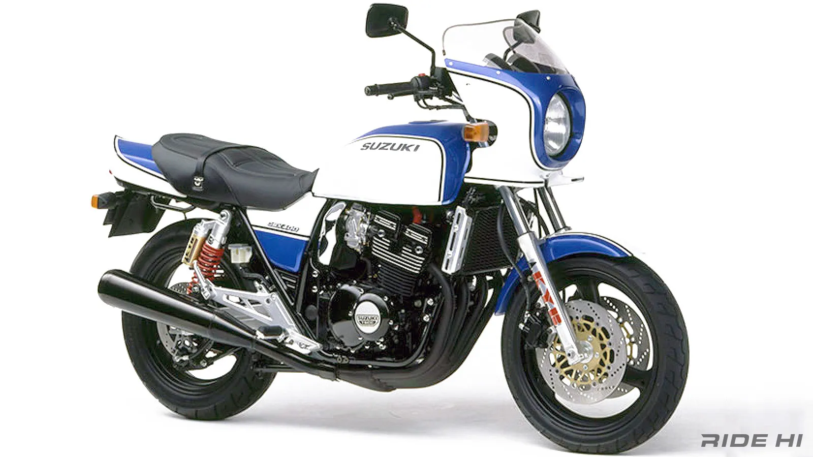 GSX400インパルス　インパルス400  クーリーカラー GSX400 IMPULSE/スズキ S クーリーカラー ビキニカウル 社外マフラー