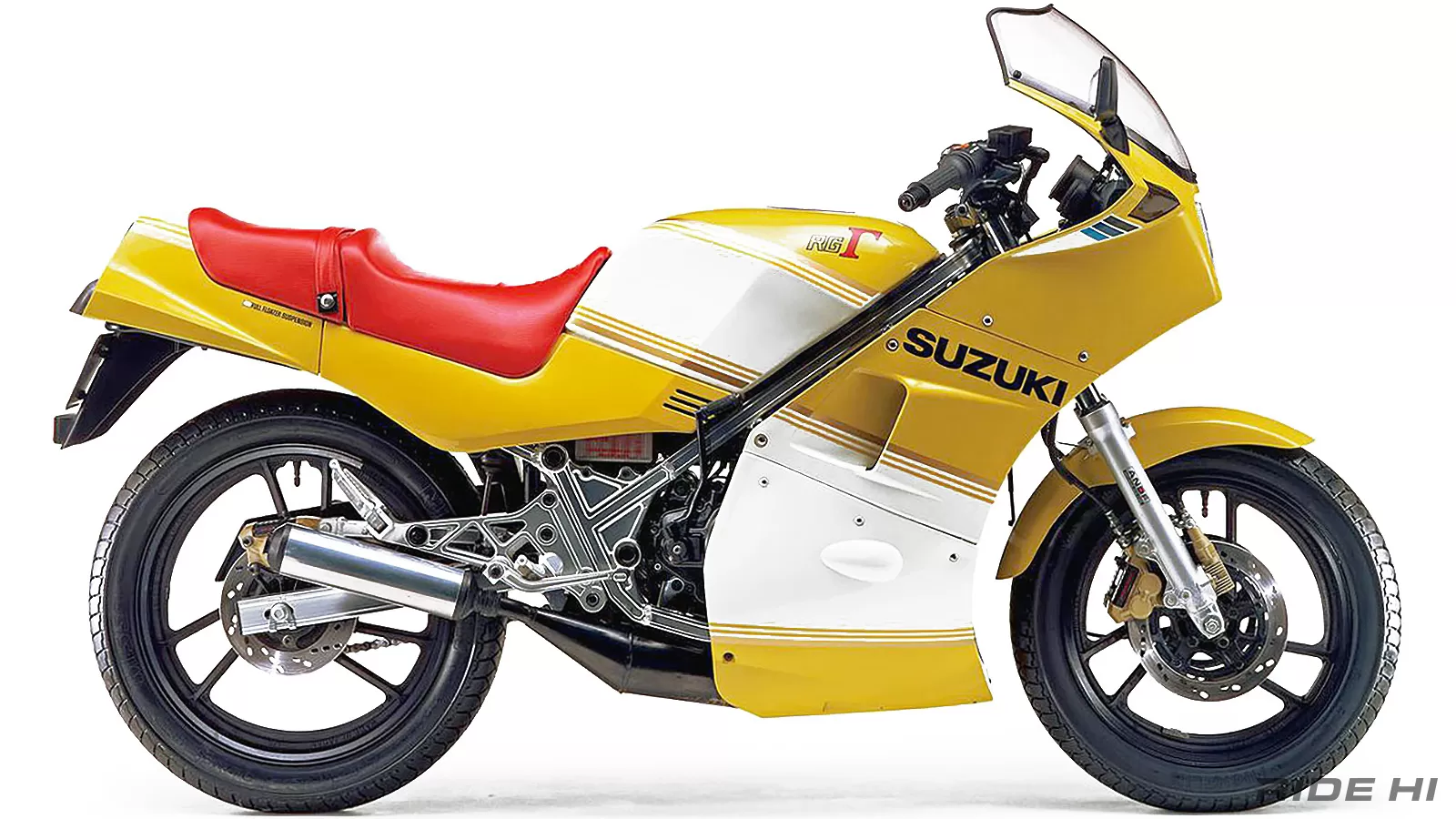 HBカラーが際立つレプリカRG250ΓとGSX-R400！【このバイクに注目