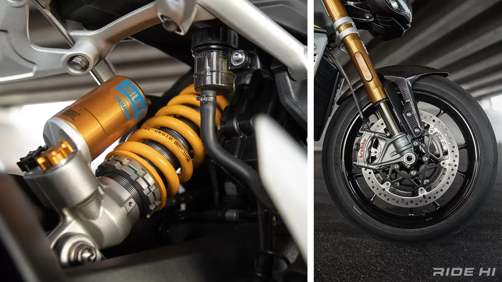 トライアンフ スピードトリプル1200RS】前モデル比＋30ps！ 元祖 