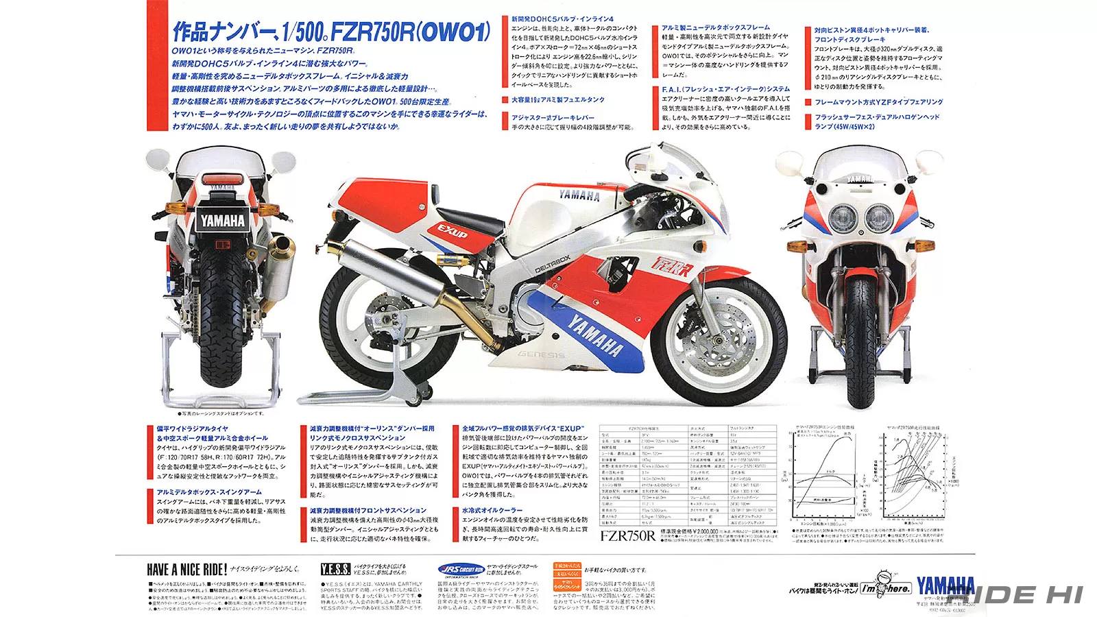 OW01と銘打ったワークスレプリカ限定マシンFZR750R！【このバイクに注目】 | このバイクに注目 | RIDE  HI(ライドハイ)/愉しさのためすべてを注ぐライダーのメディア