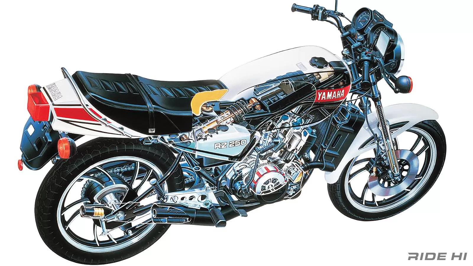 KING管 rz250 【直接引取り歓迎！】 RG250 KING管 EX35Φ テール60Φ - K－STYLE