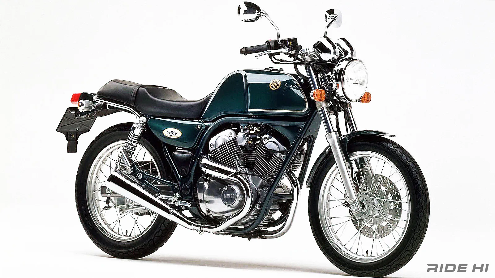 バイク SRV250 SRV250は趣味性の濃い60°Vツインにビッグバイクのクオリティで磨く