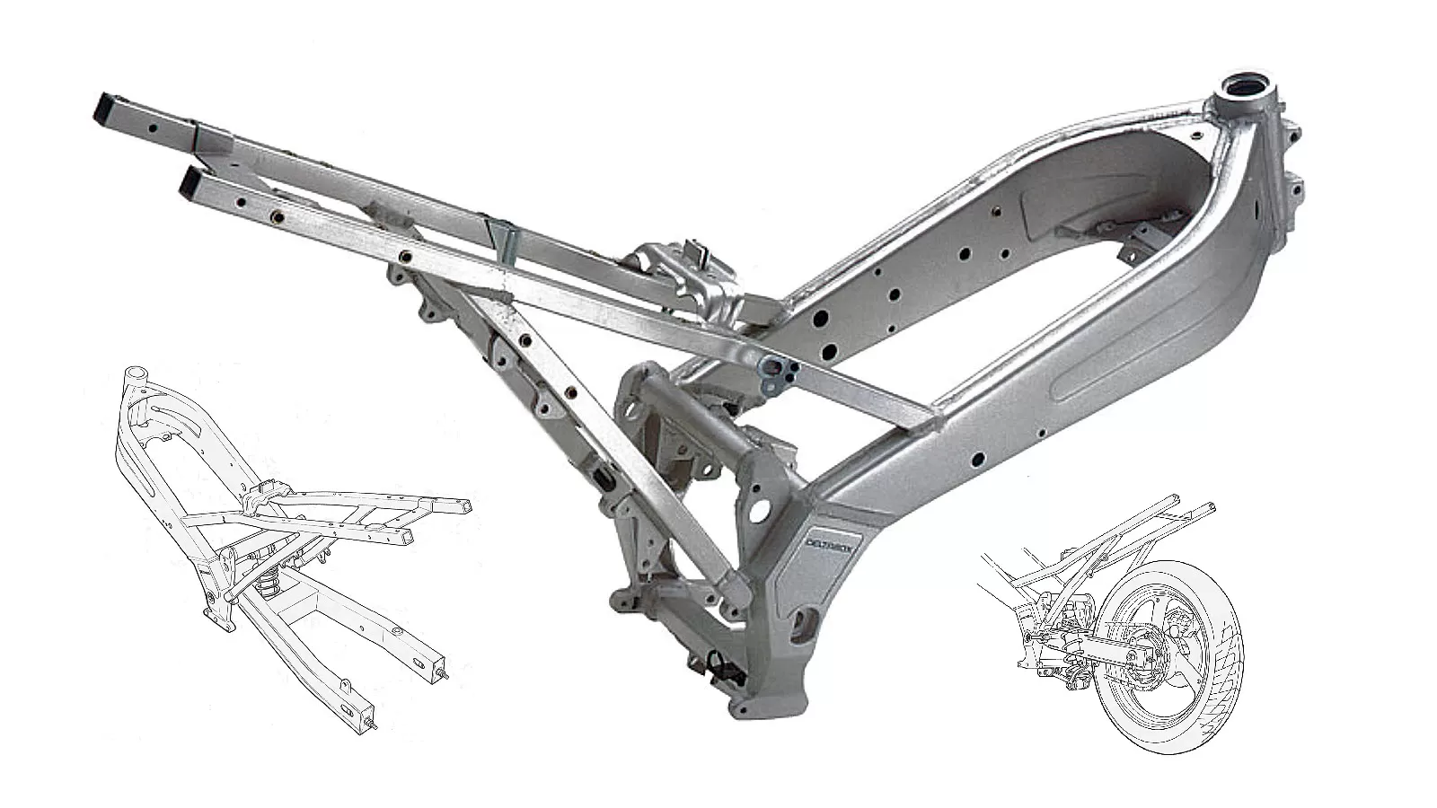 ヤマハTZR250のデルタボックスフレームに込められた絶妙な剛と柔の