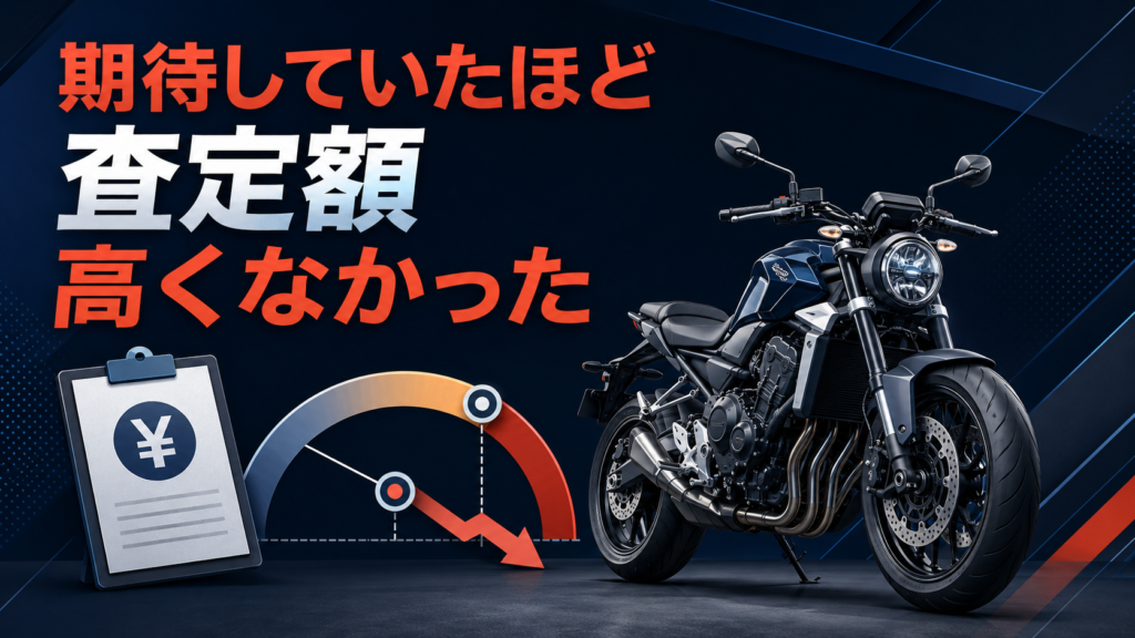 期待していたほど査定額が高くなかった