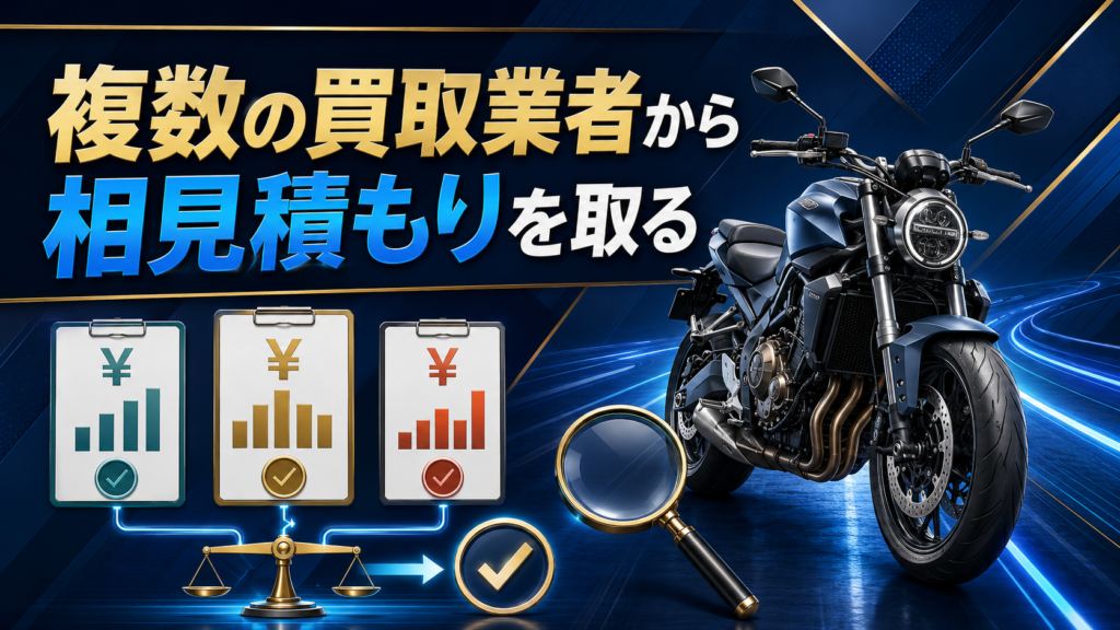 複数の買取業者から相見積もりを取る