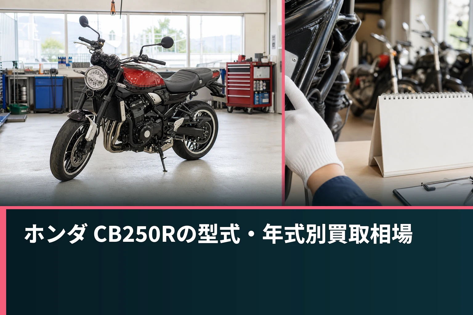 ホンダ CB250Rの型式・年式別買取相場