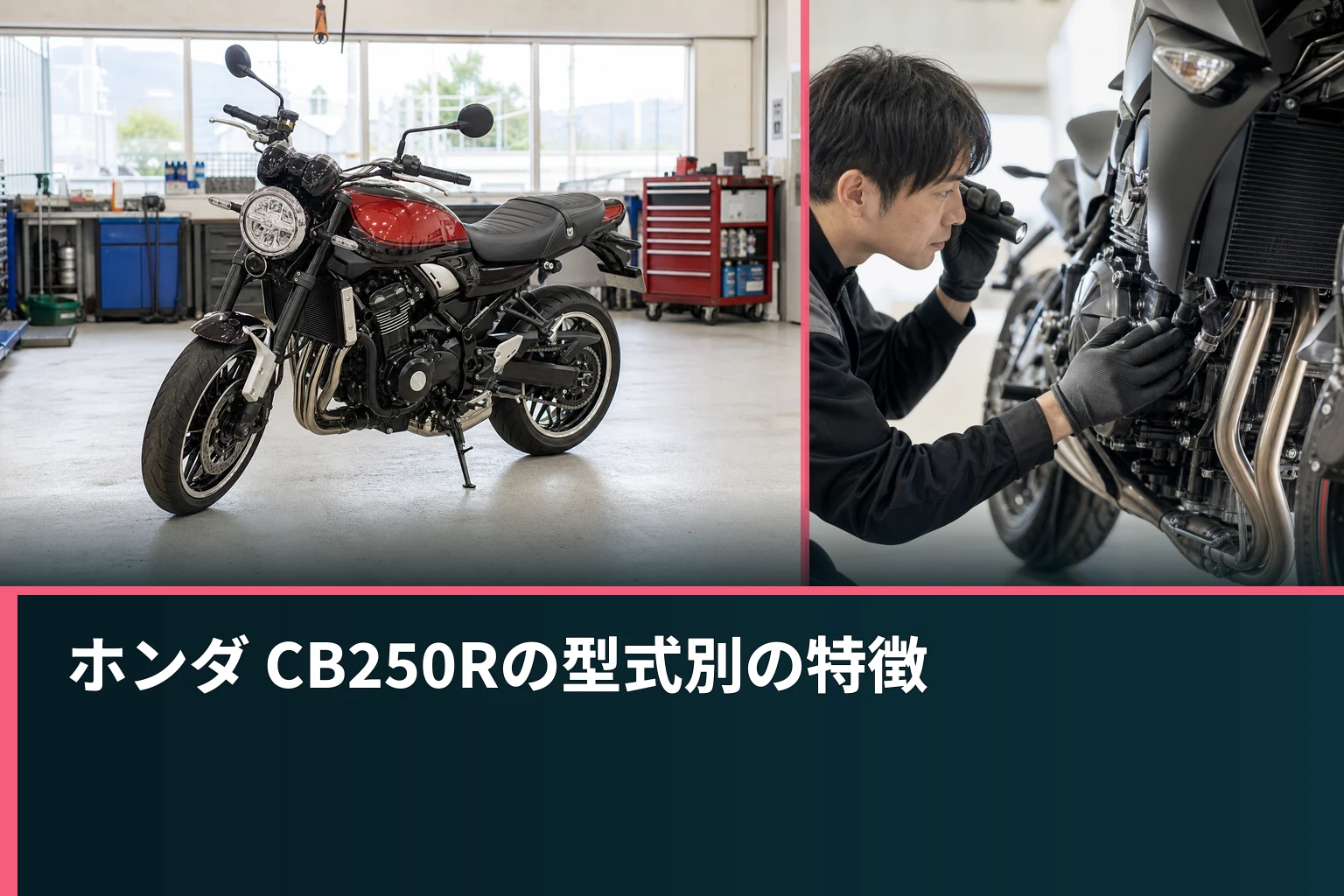 ホンダ CB250Rの型式別の特徴
