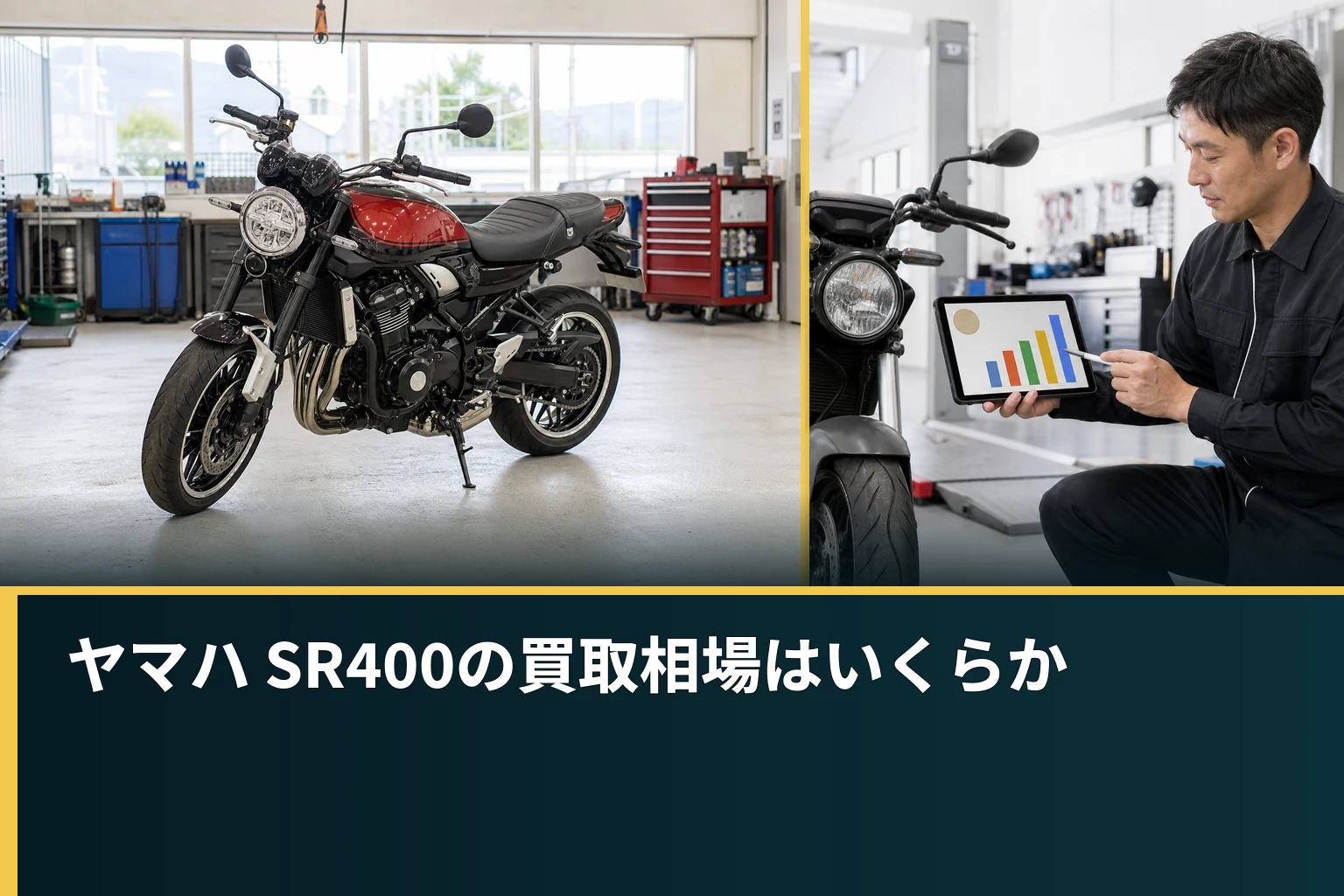 ヤマハ SR400の買取相場はいくらか