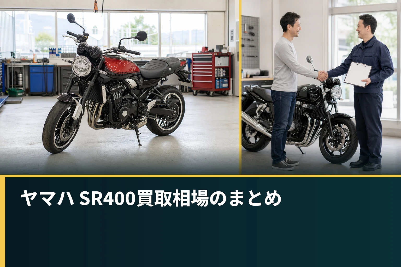 ヤマハ SR400買取相場のまとめ