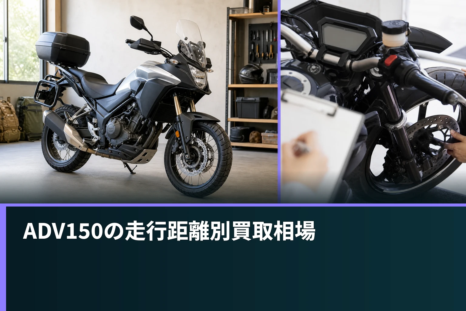 ADV150の走行距離別買取相場