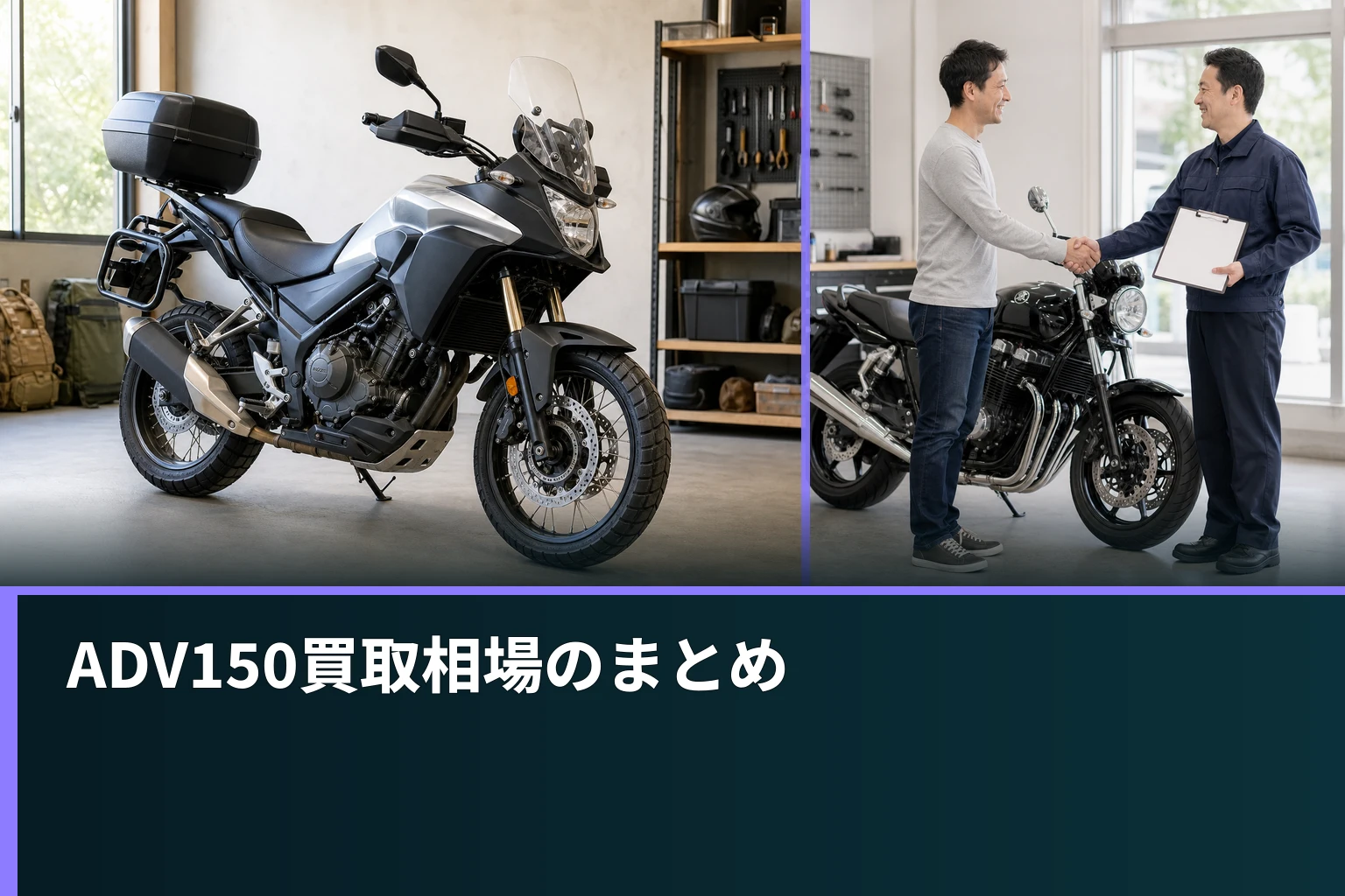 ADV150買取相場のまとめ