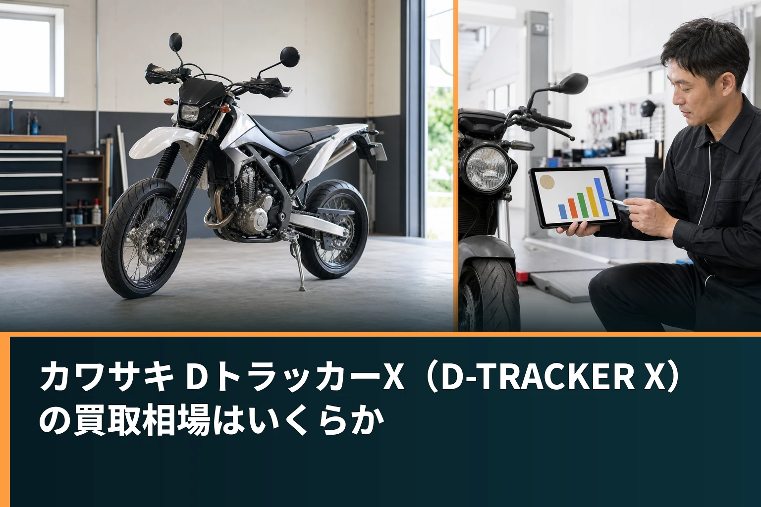 カワサキ DトラッカーX（D-TRACKER X）の買取相場はいくらか