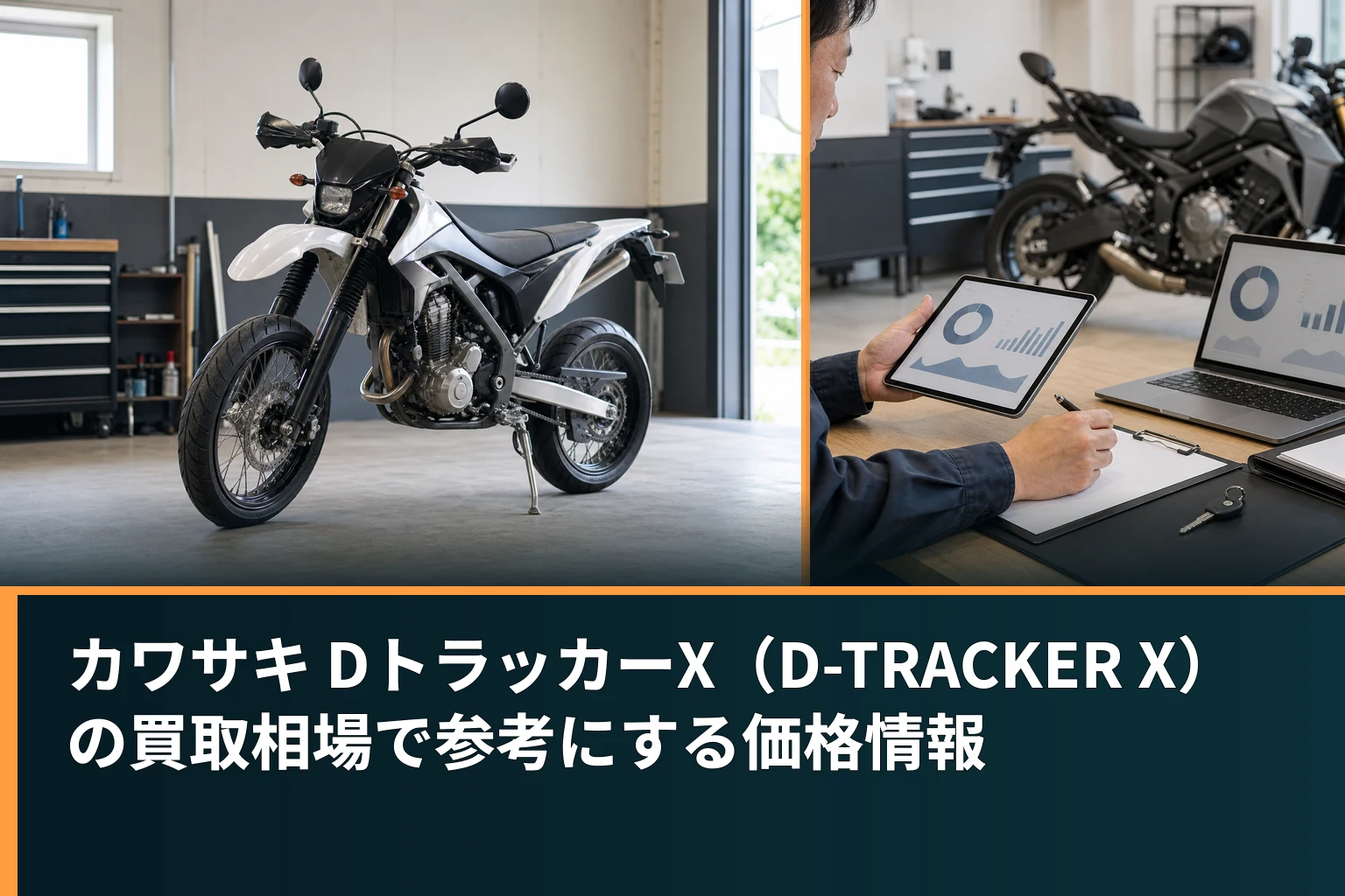 カワサキ DトラッカーX（D-TRACKER X）の買取相場で参考にする価格情報