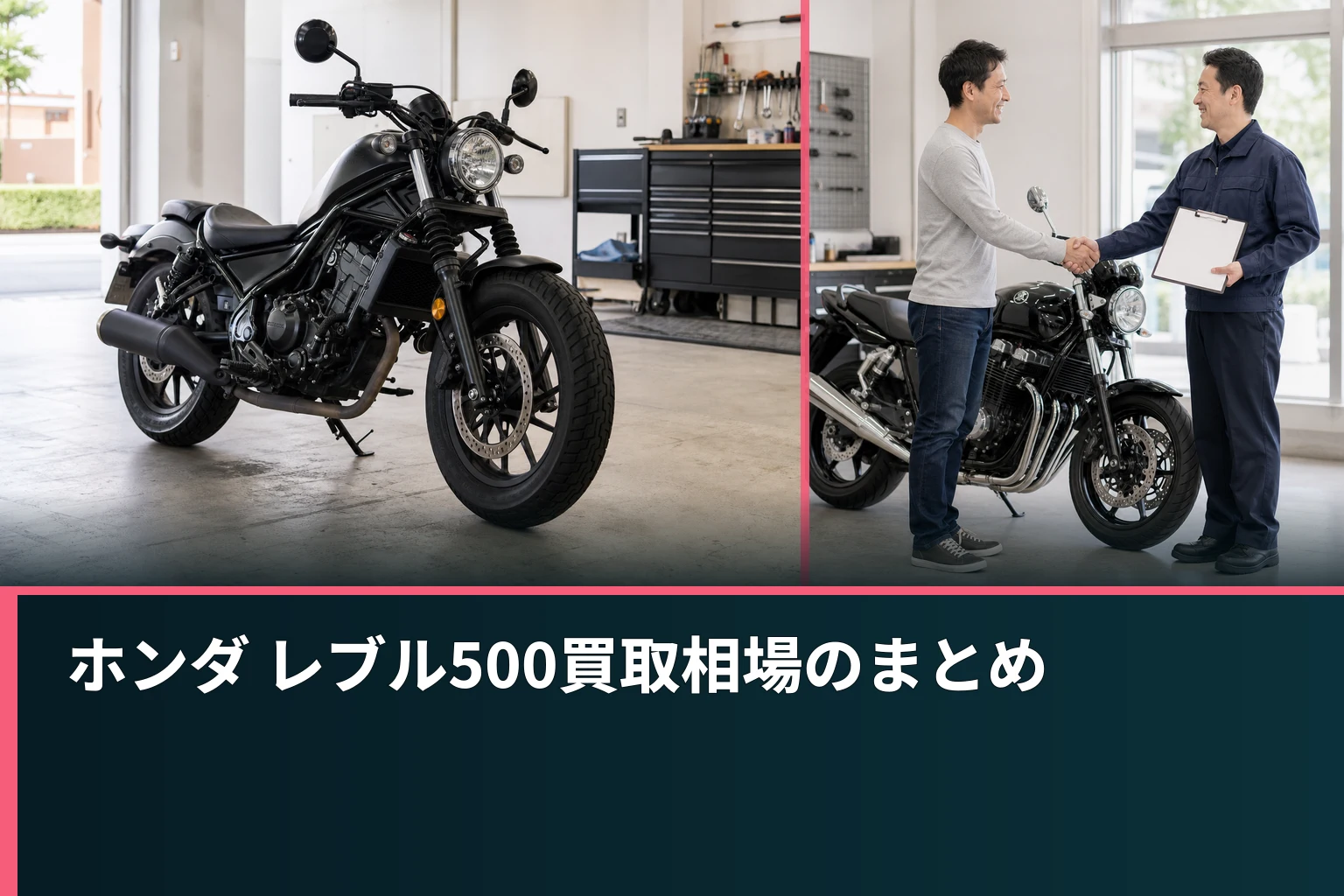 ホンダ レブル500買取相場のまとめ