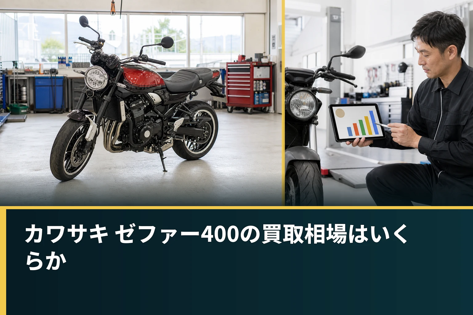 カワサキ ゼファー400の買取相場はいくらか