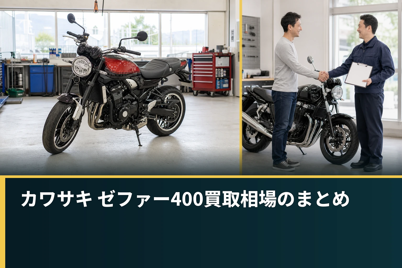 カワサキ ゼファー400買取相場のまとめ