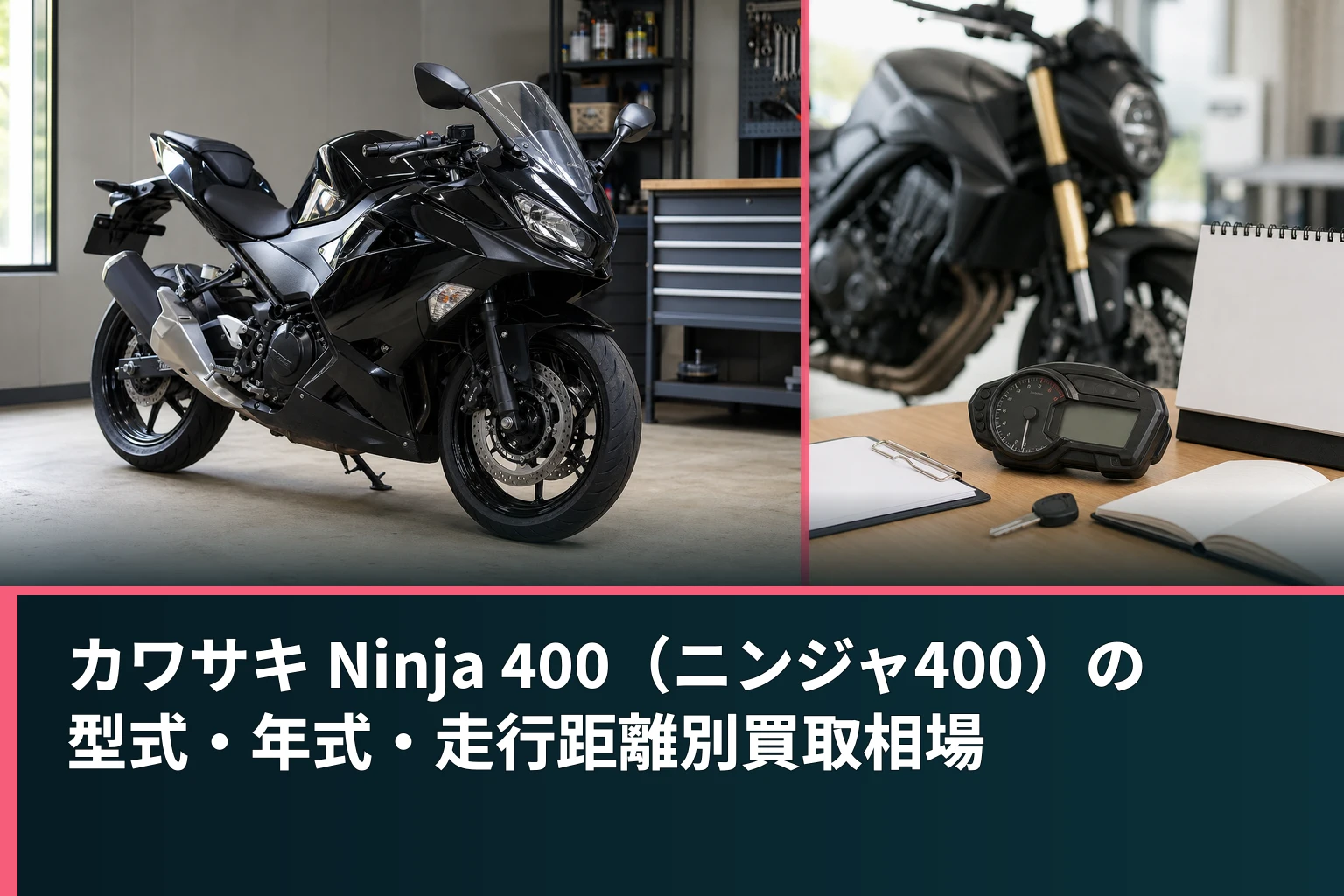 カワサキ Ninja 400（ニンジャ400）の型式・年式・走行距離別買取相場