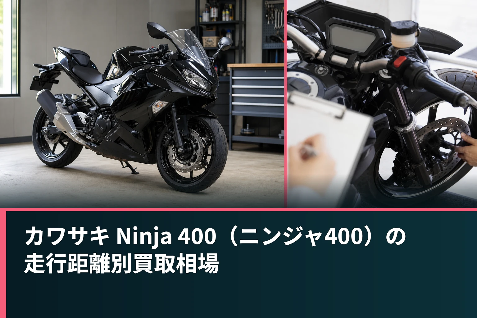 カワサキ Ninja 400（ニンジャ400）の走行距離別買取相場