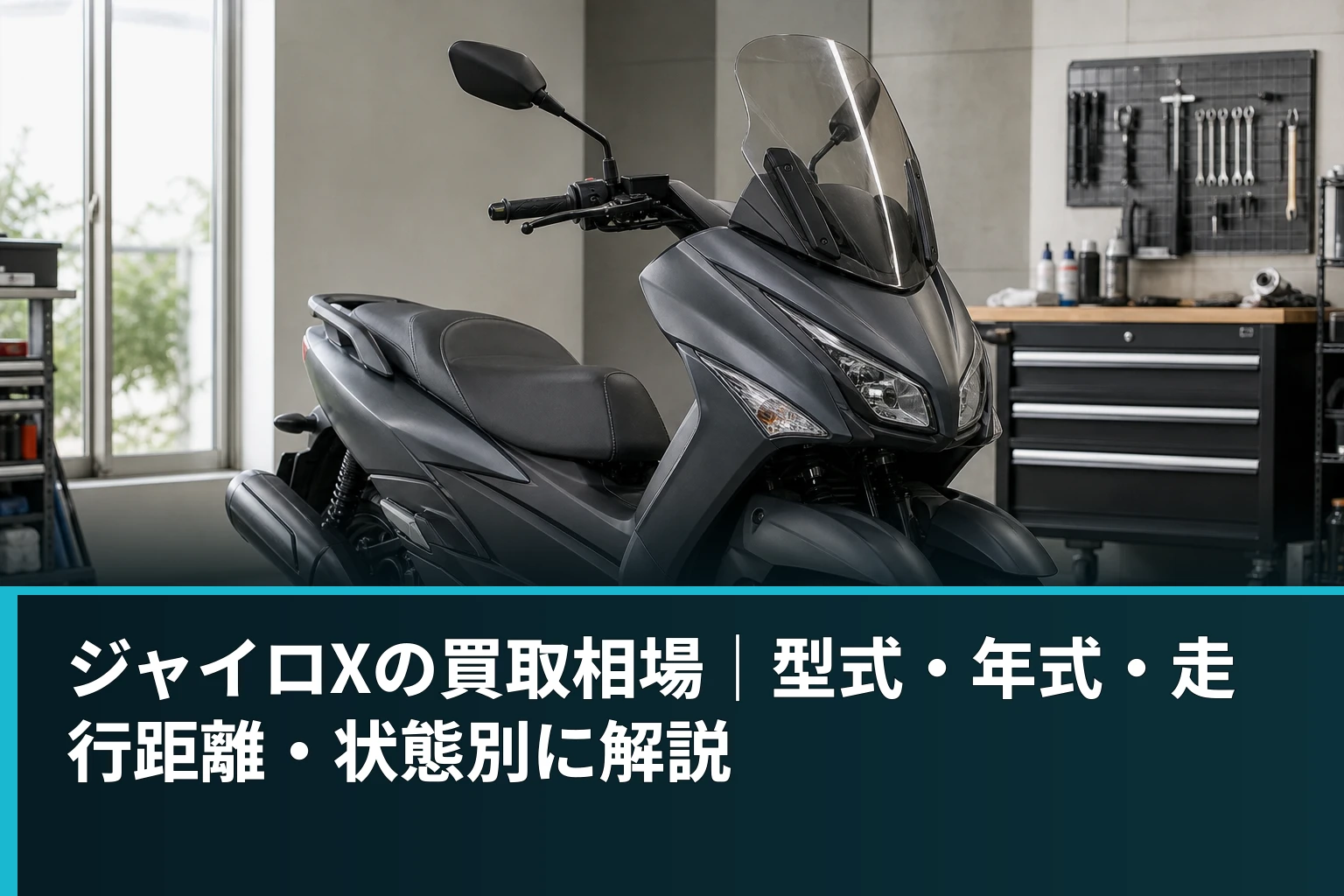 ジャイロXの買取相場|型式・年式・走行距離・状態別に解説
