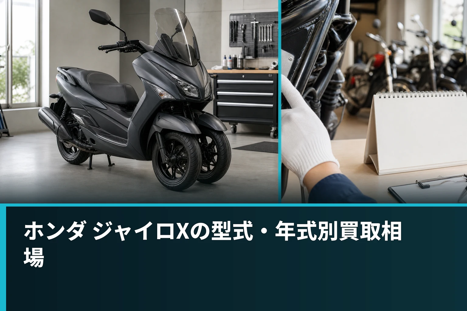 ホンダ ジャイロXの型式・年式別買取相場