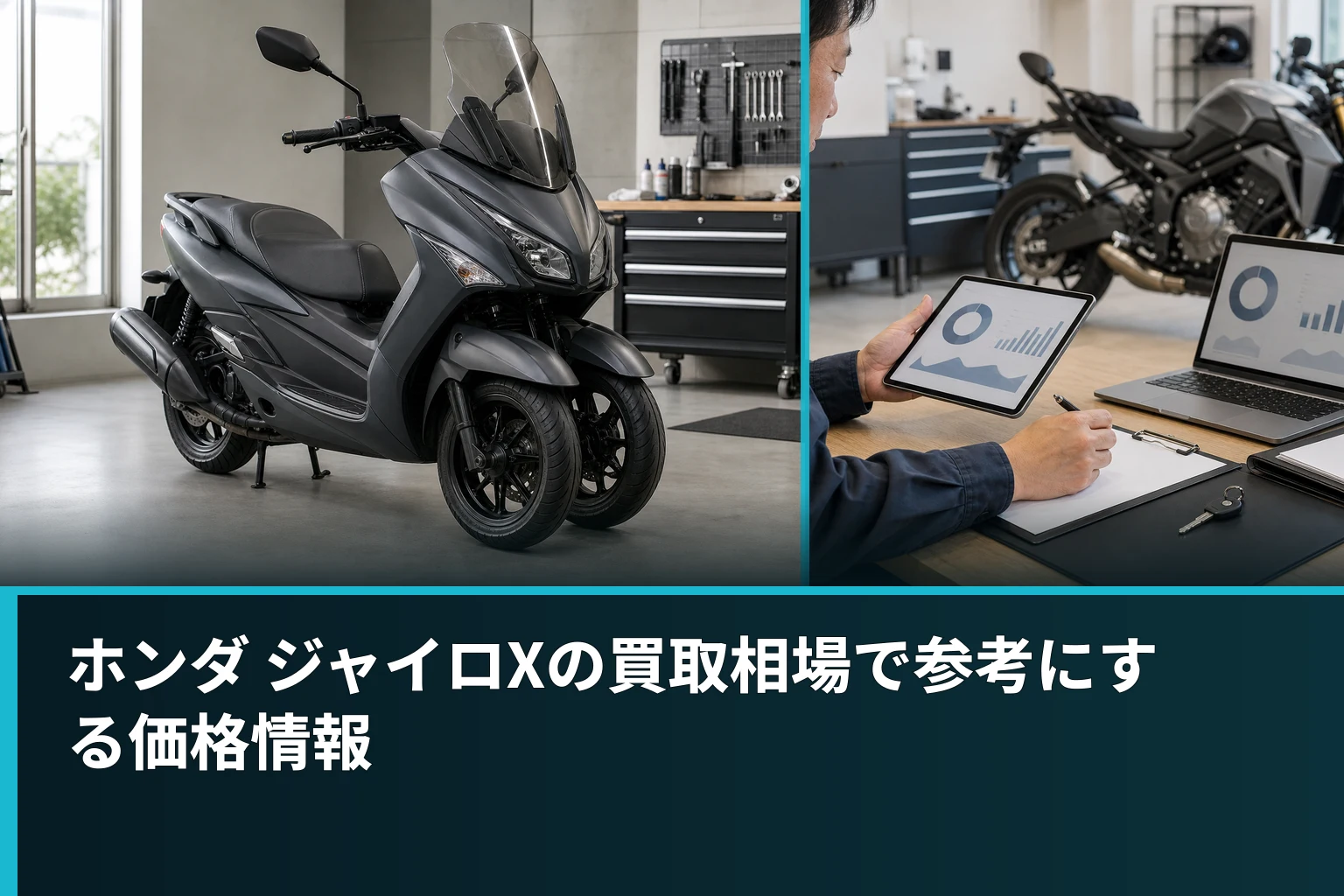 ホンダ ジャイロXの買取相場で参考にする価格情報