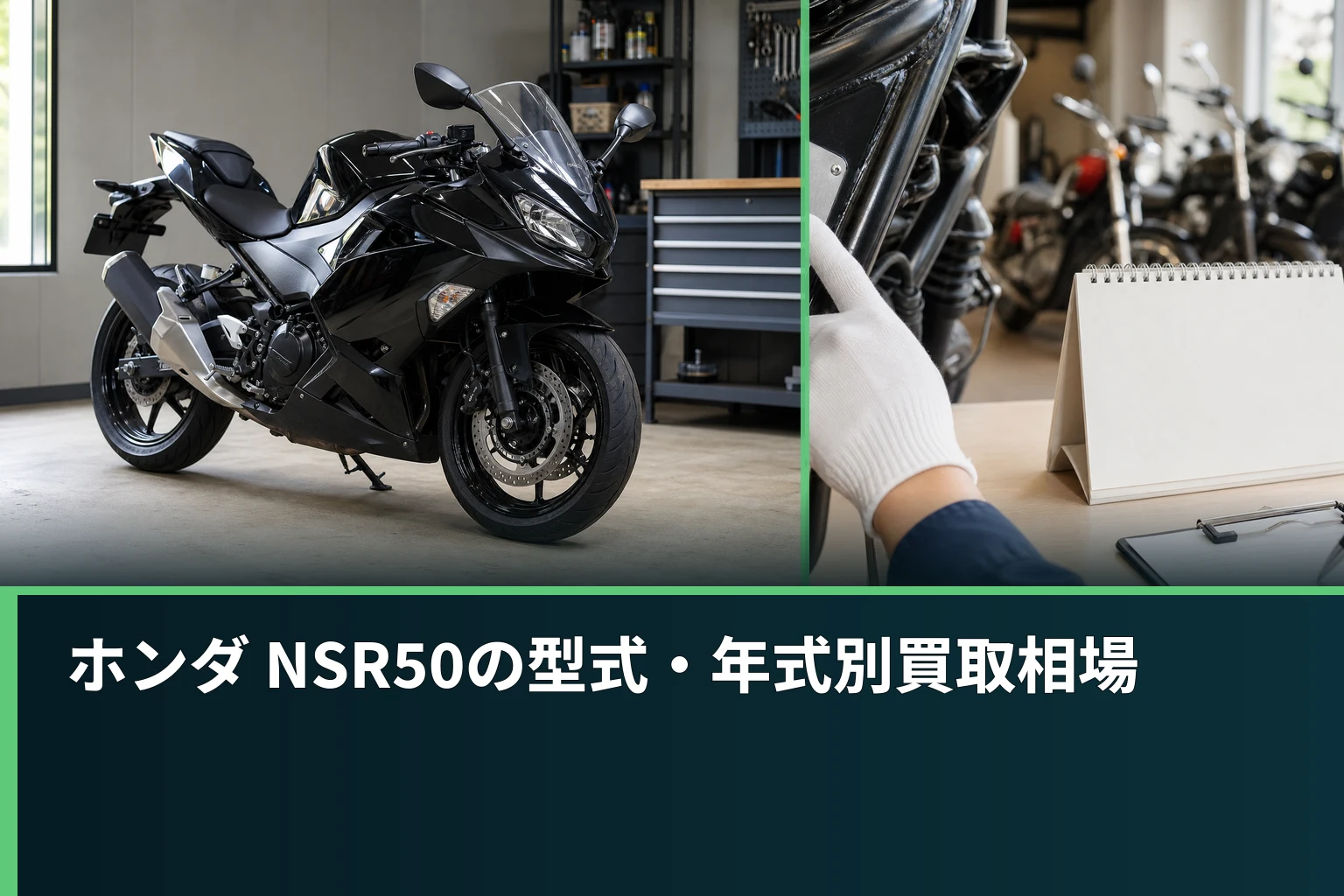 ホンダ NSR50の型式・年式別買取相場