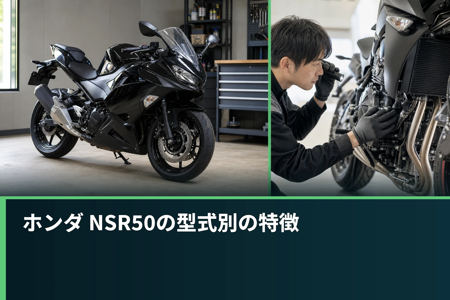 ホンダ NSR50の型式別の特徴