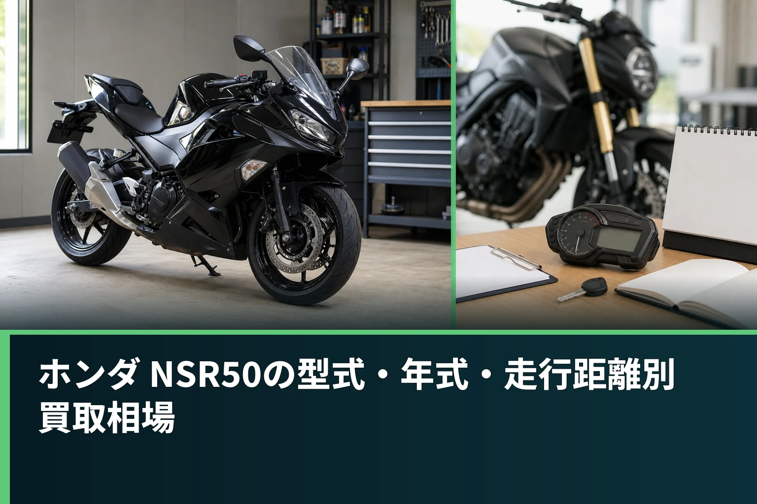 ホンダ NSR50の型式・年式・走行距離別買取相場